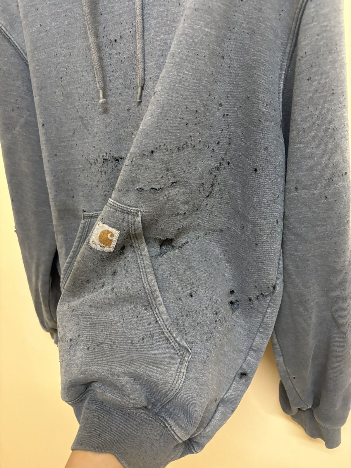 Carhartt Vintage Carhartt Hoodie Damaged Trashed Sun Faded Distressed Size US L / EU 52-54 / 3 - 17 Thumbnail