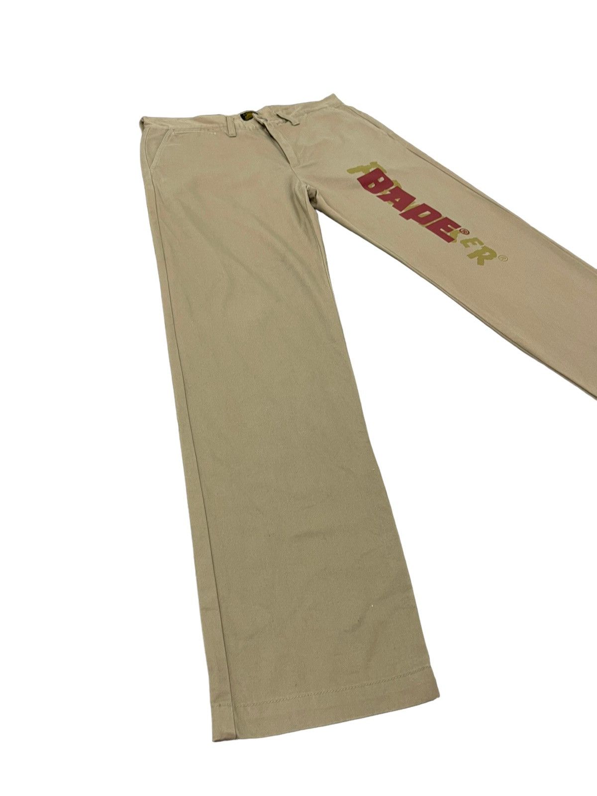 Bape Bape Nigo Era Khaki Pant Fire Walker Regular Straight 7🟦7 Size US 32 / EU 48 - 2 Thumbnail