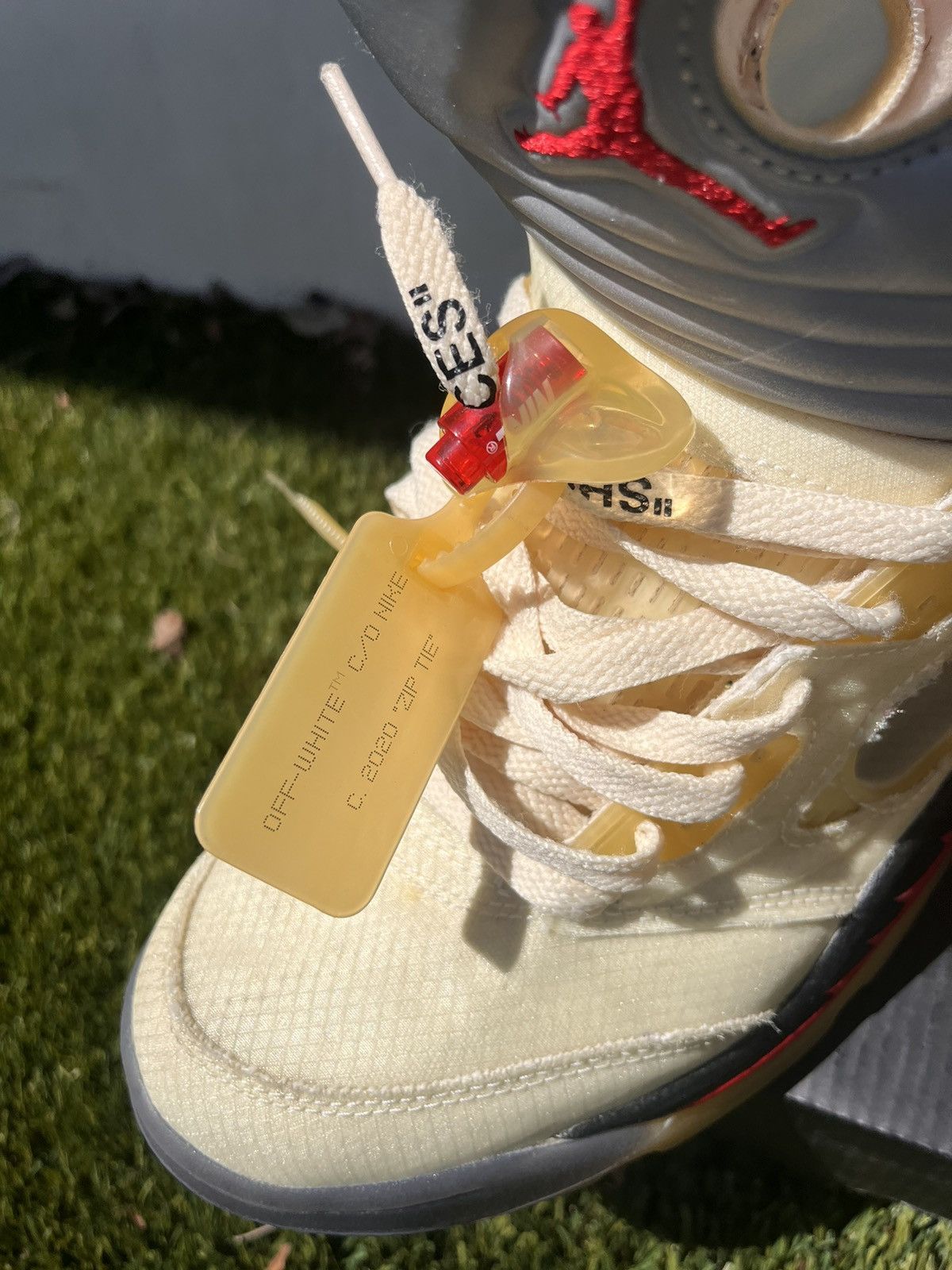 Jordan Brand Jordan Offwhite 5 ‘Sail’ Size US 9 / EU 42 - 6 Thumbnail