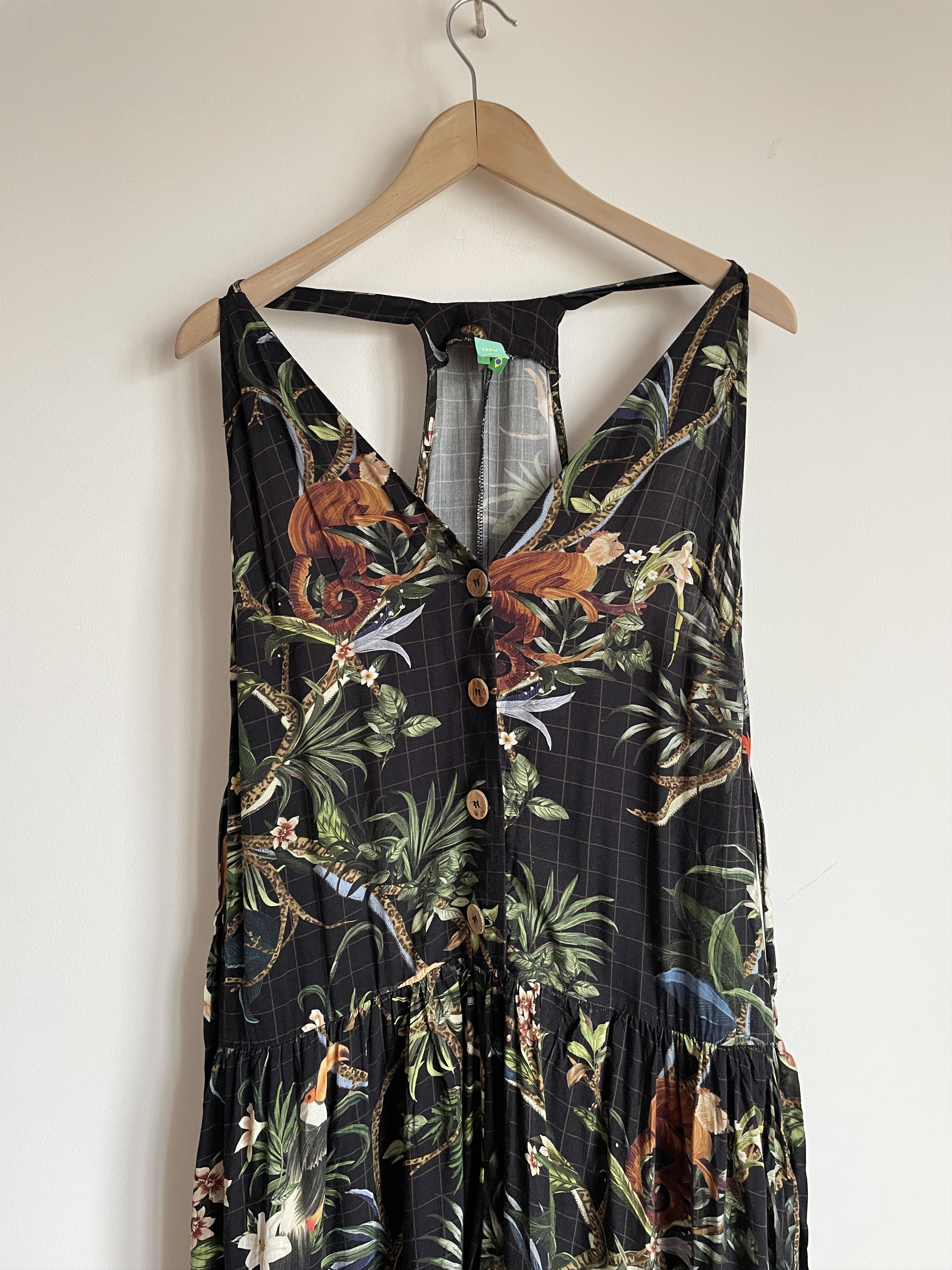 Farm Rio Farm Rio Tropical Print Jumpsuit Dress Size P Size S / US 4 / IT 40 - 3 Thumbnail