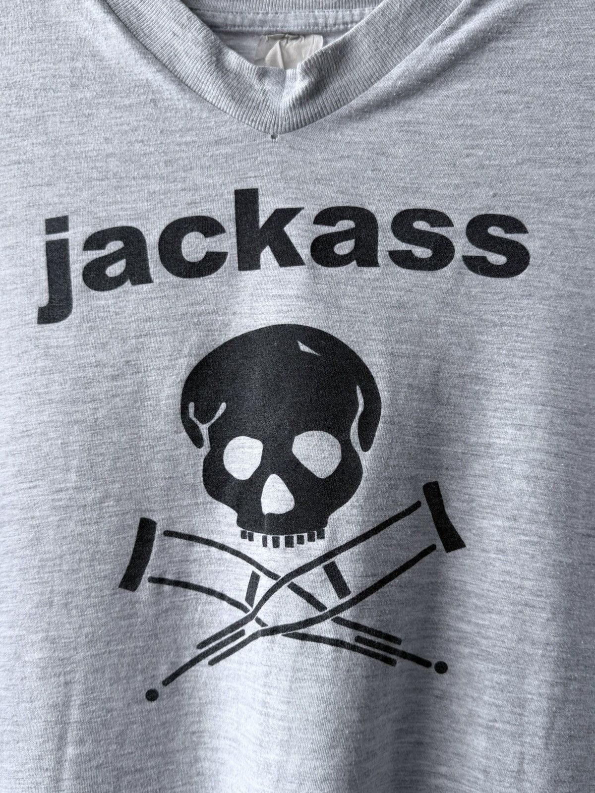 Mtv Vintage 00s Jackass MTV Show Movie Skull T-Shirt Tee Size US L / EU 52-54 / 3 - 3 Thumbnail