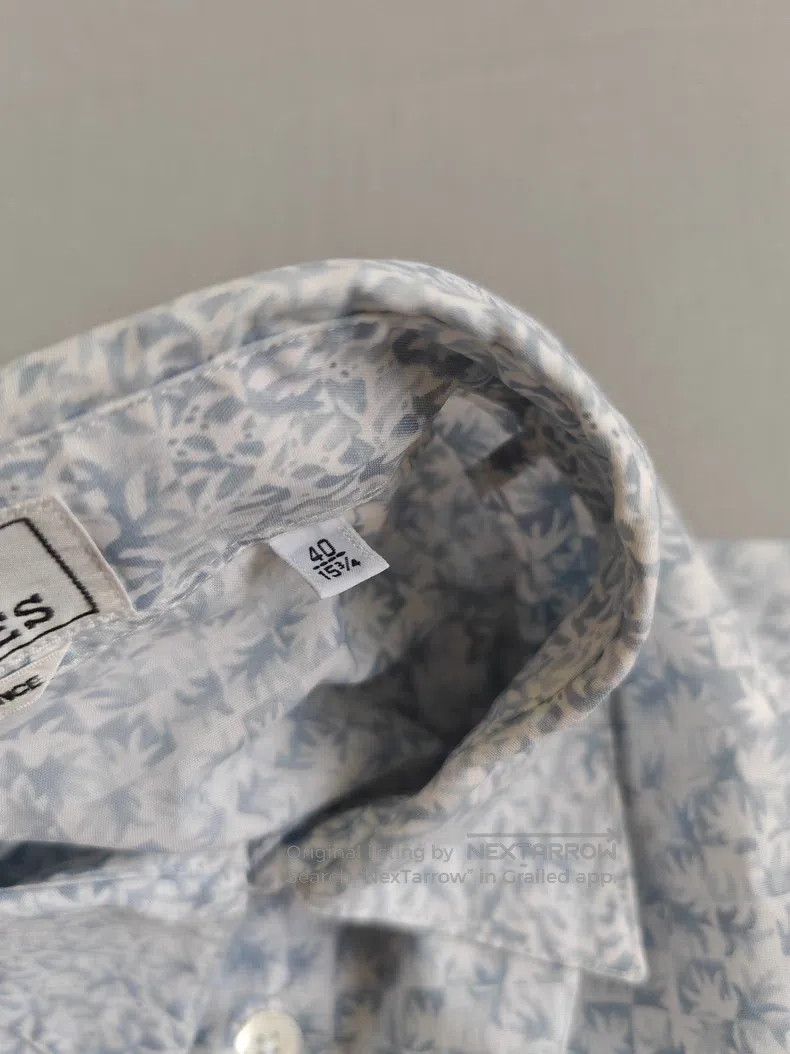 Hermes Hermes size 40 Men's shirt, 100% cotton shirt Size US XS / EU 42 / 0 - 6 Thumbnail