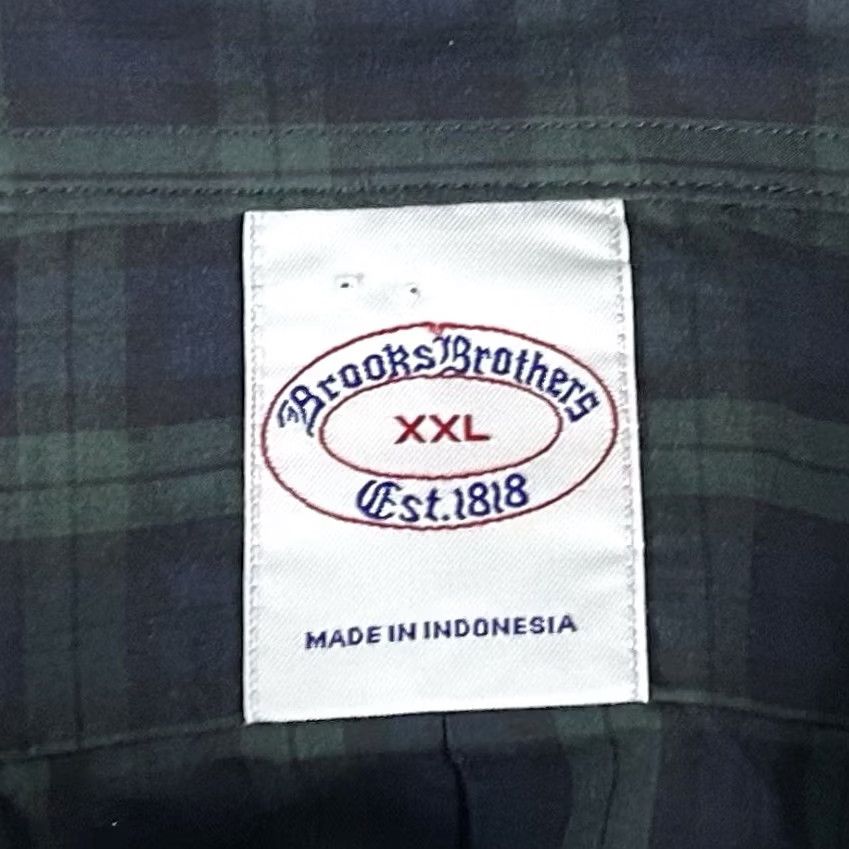 Brooks Brothers Brooks Brothers 2XL Casual Button Down Shirt Green Plaid 100% Cotton Button-Front Shirt Mens Regular Short Description: Vintage No Size US XXL / EU 58 / 5 - 3 Thumbnail