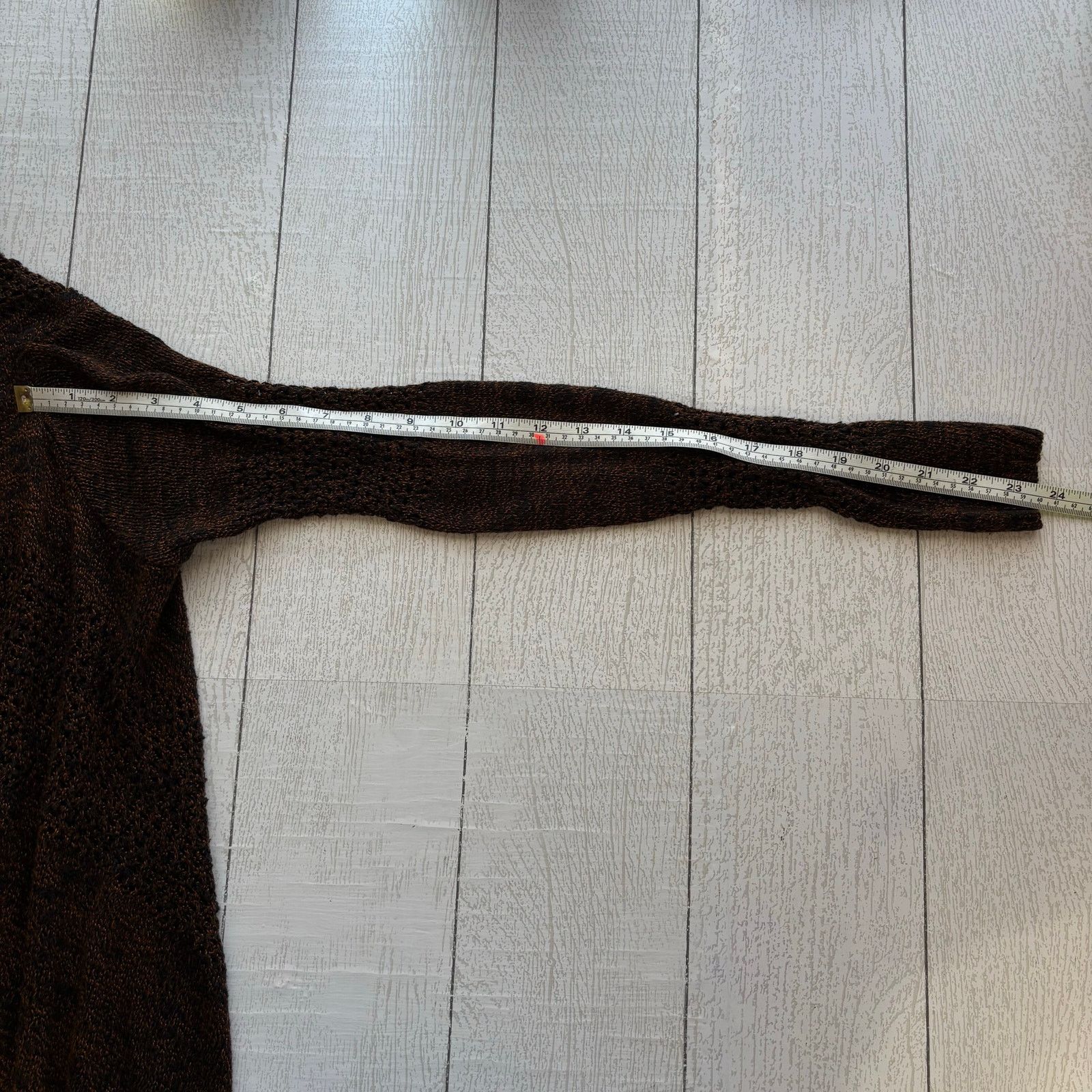Other Mossimo Loose Fit Open Front Crocheted Cardigan Size XS Size XS / US 0-2 / IT 36-38 - 8 Thumbnail