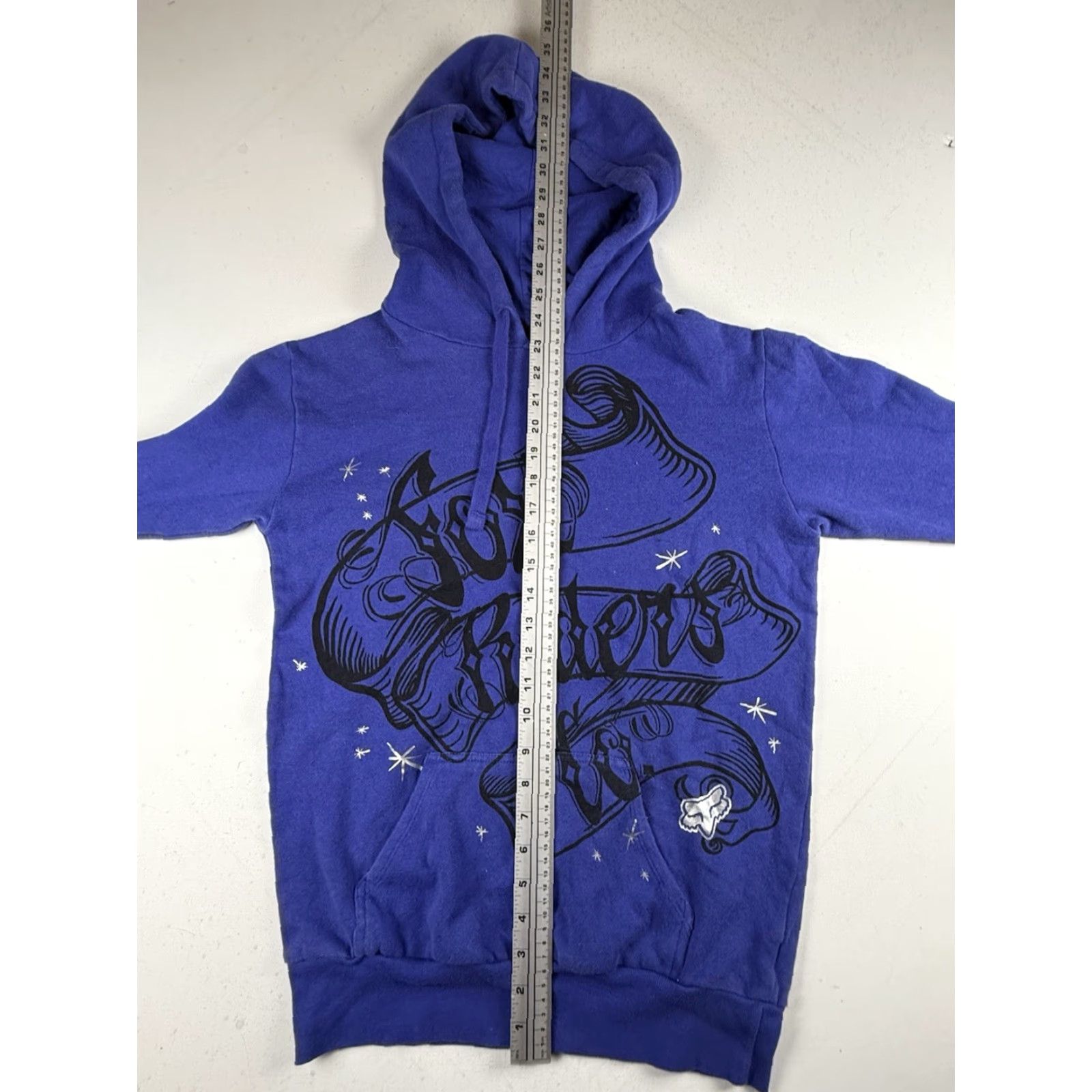 Fox Racing Fox Racing Hooded Pullover Hoodie Women's XS Purple Logo Fleece Tee? Size XS / US 0-2 / IT 36-38 - 4 Thumbnail