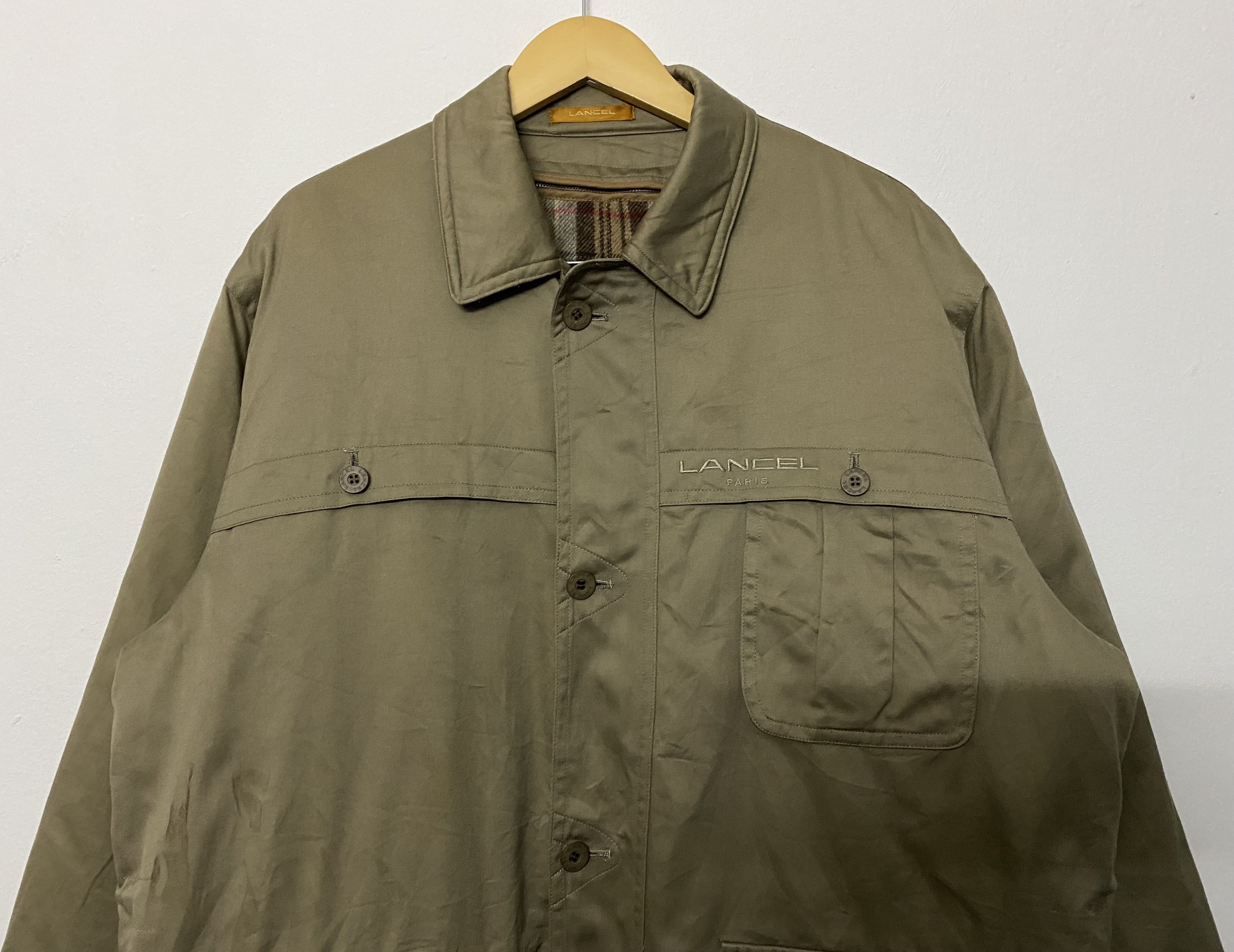 Lancel VTG Lancel Paris Field Jacket Detachable Plaid Wool Liner Size US L / EU 52-54 / 3 - 4 Thumbnail