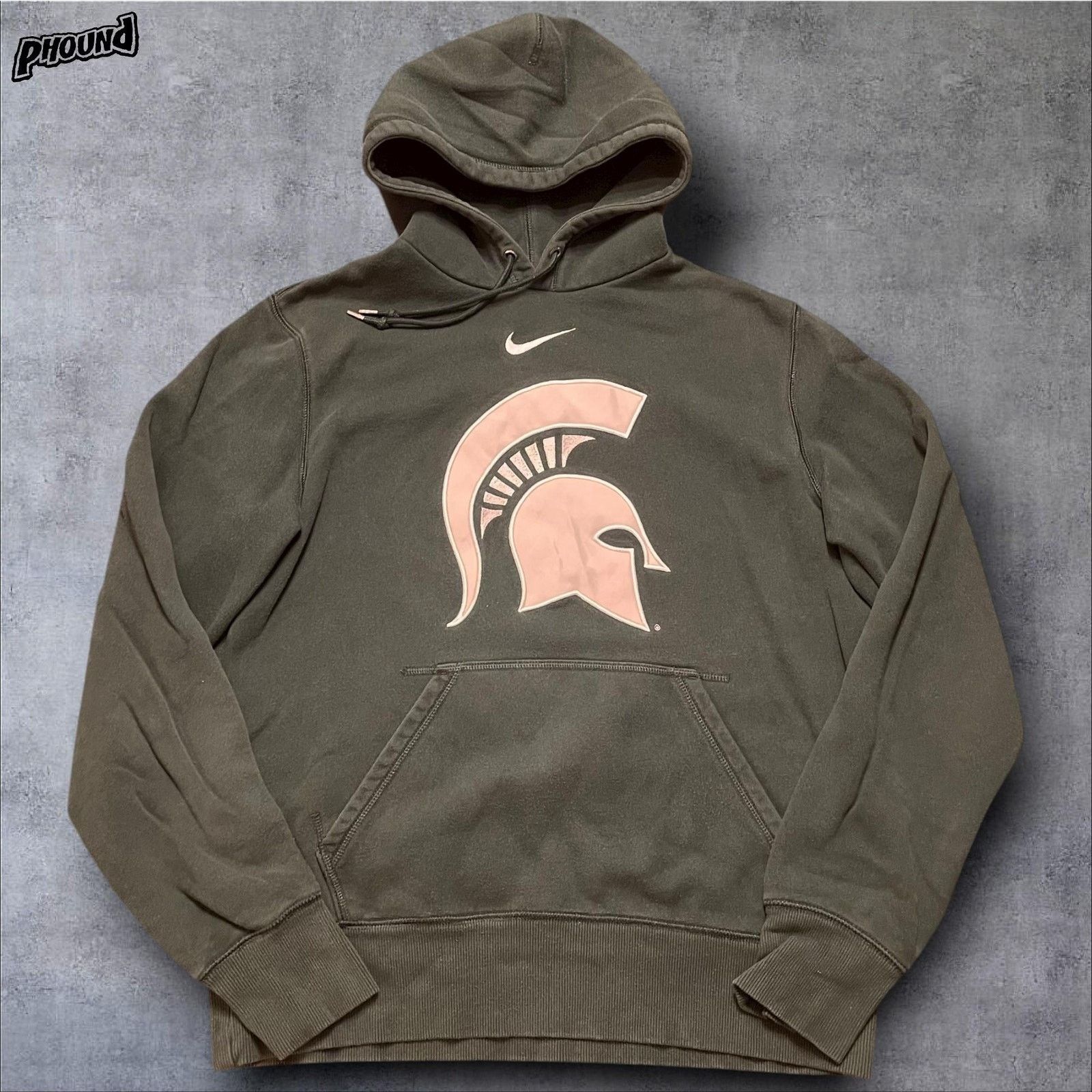 Nike Nike Center Swoosh Michigan State Spartans Hoodie Sweatshirt Size US M / EU 48-50 / 2 - 1 Thumbnail