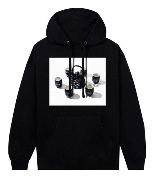 image of Assc X Arizona Hoodie Tea Set (Limited Edition) in Black, Men's (Size Small)