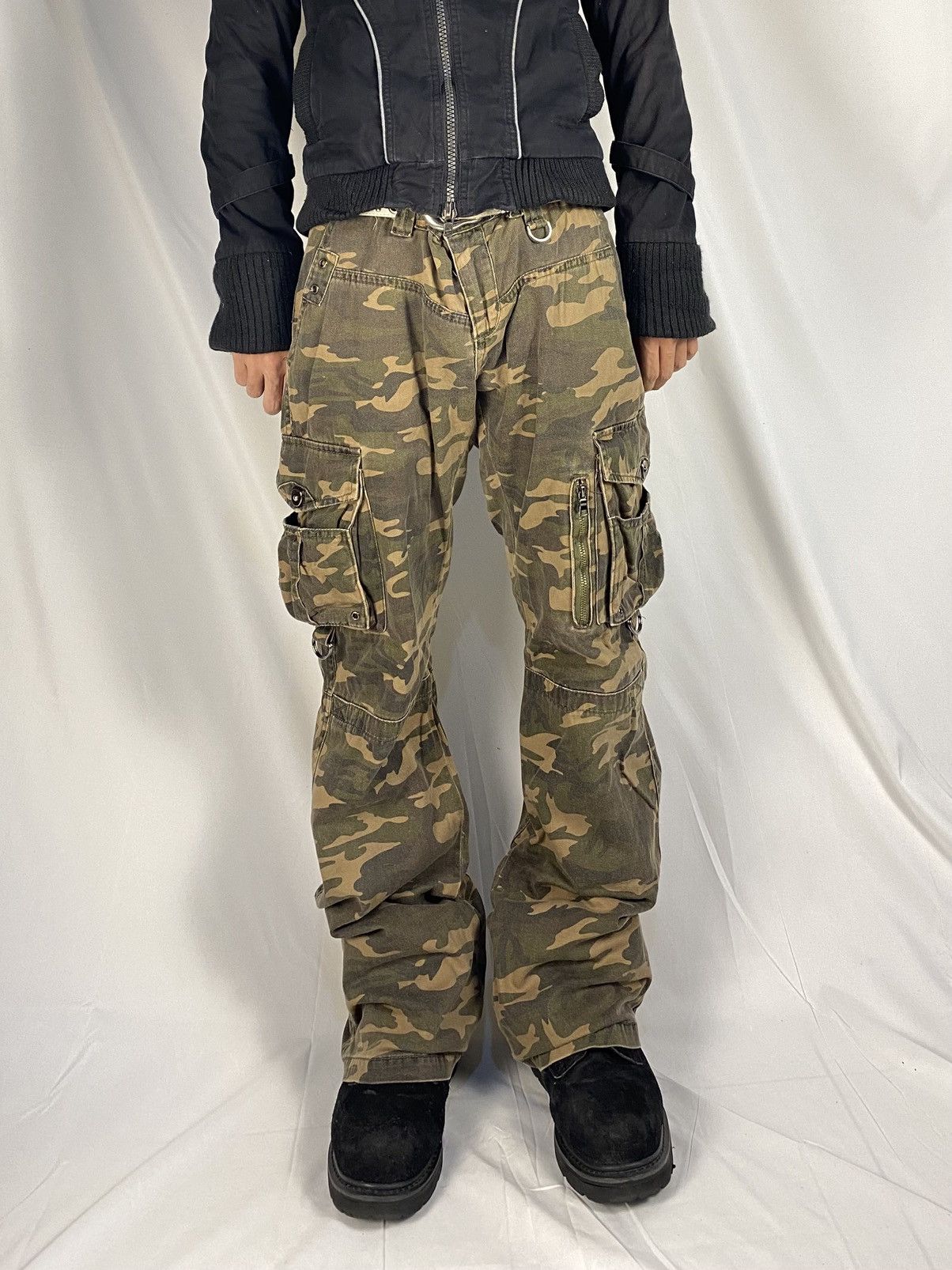 JACKROSE Jackrose Camo Cargo Flared Army Japanese Style Size US 35 - 2 Thumbnail