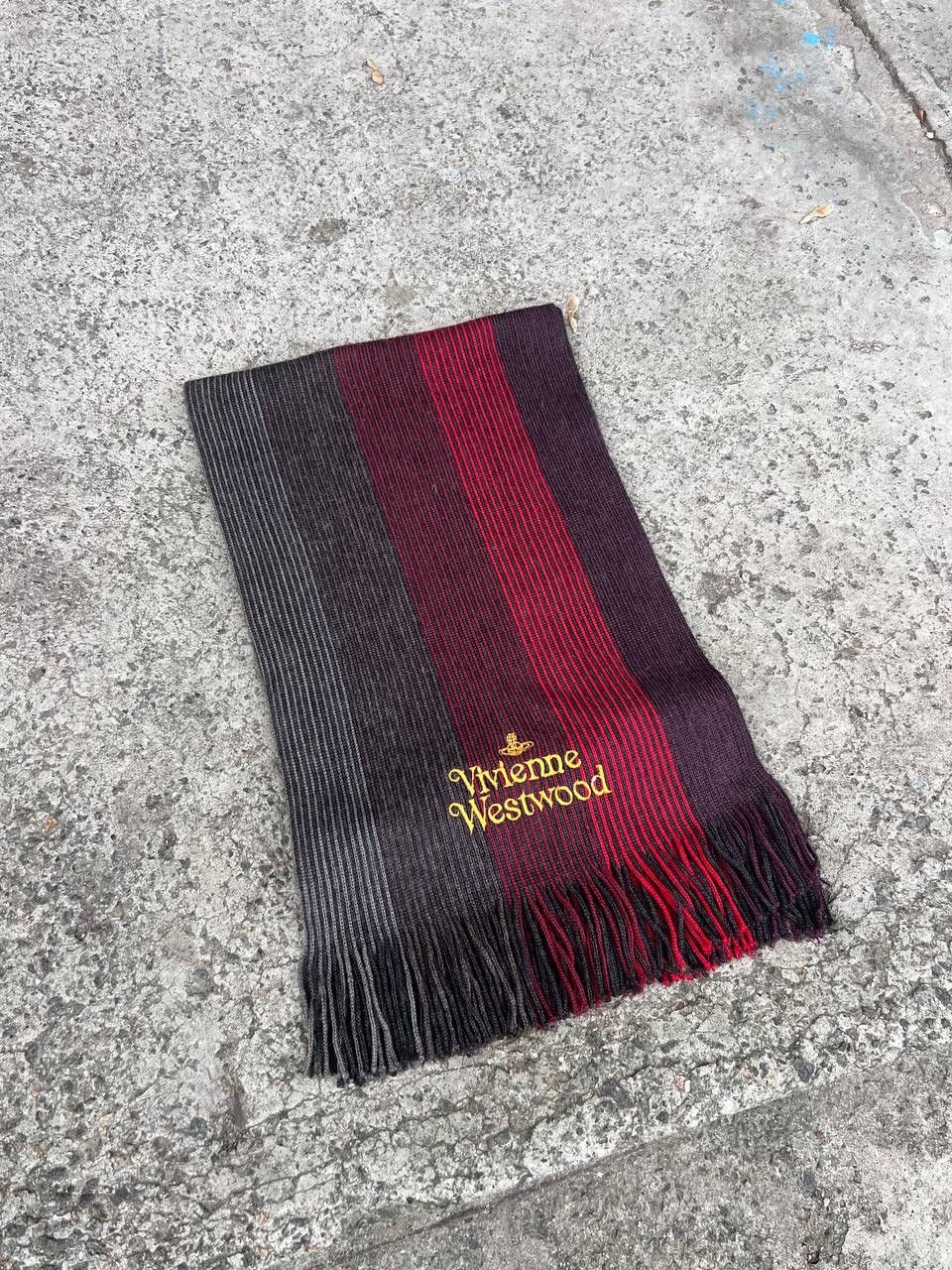 Vivienne Westwood Scarf Muffler Neckwear Strip Vintage 2000s