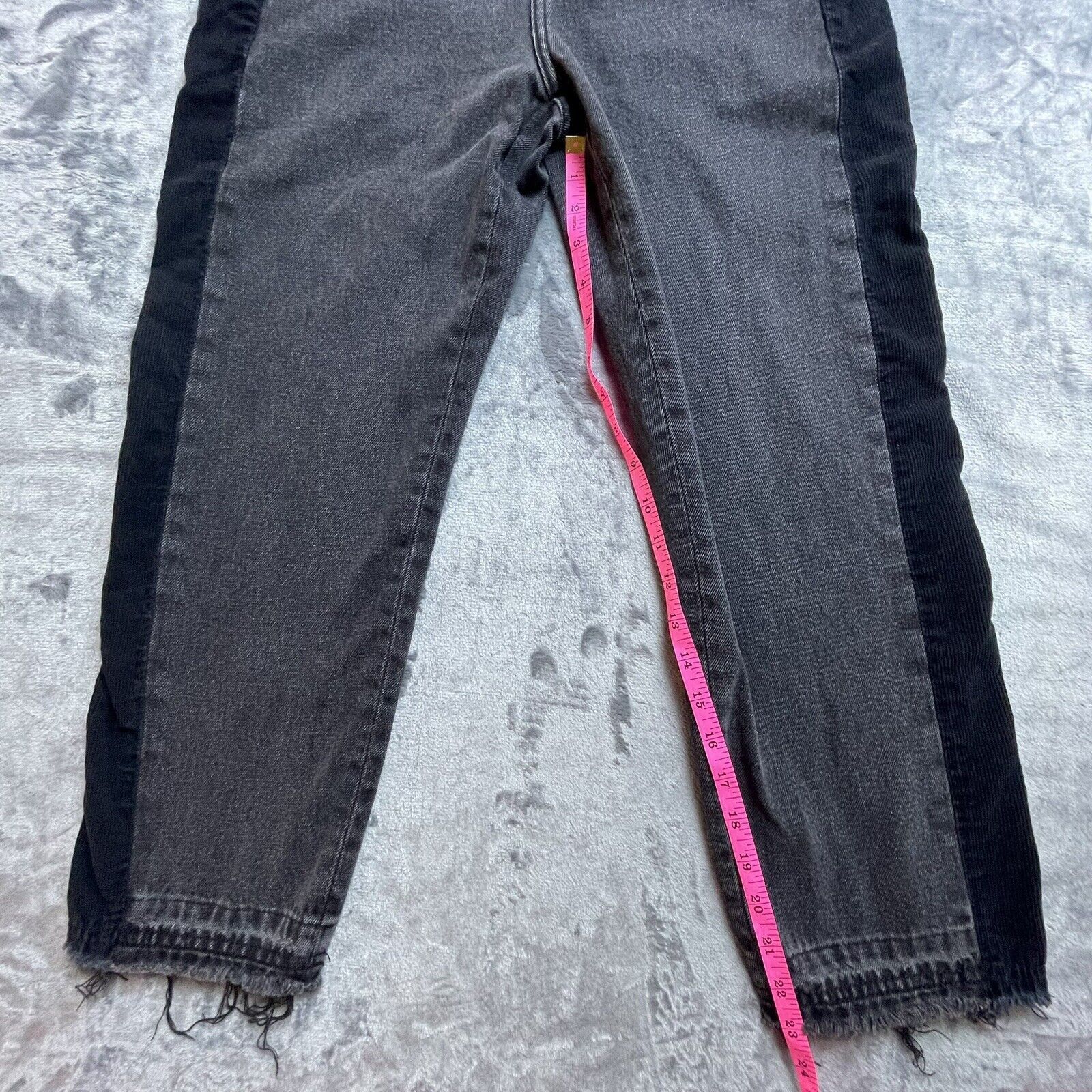 Other initial Designer Jeans Womens S Frayed Streetwear Two Toned Size 28" / US 6 / IT 42 - 6 Thumbnail