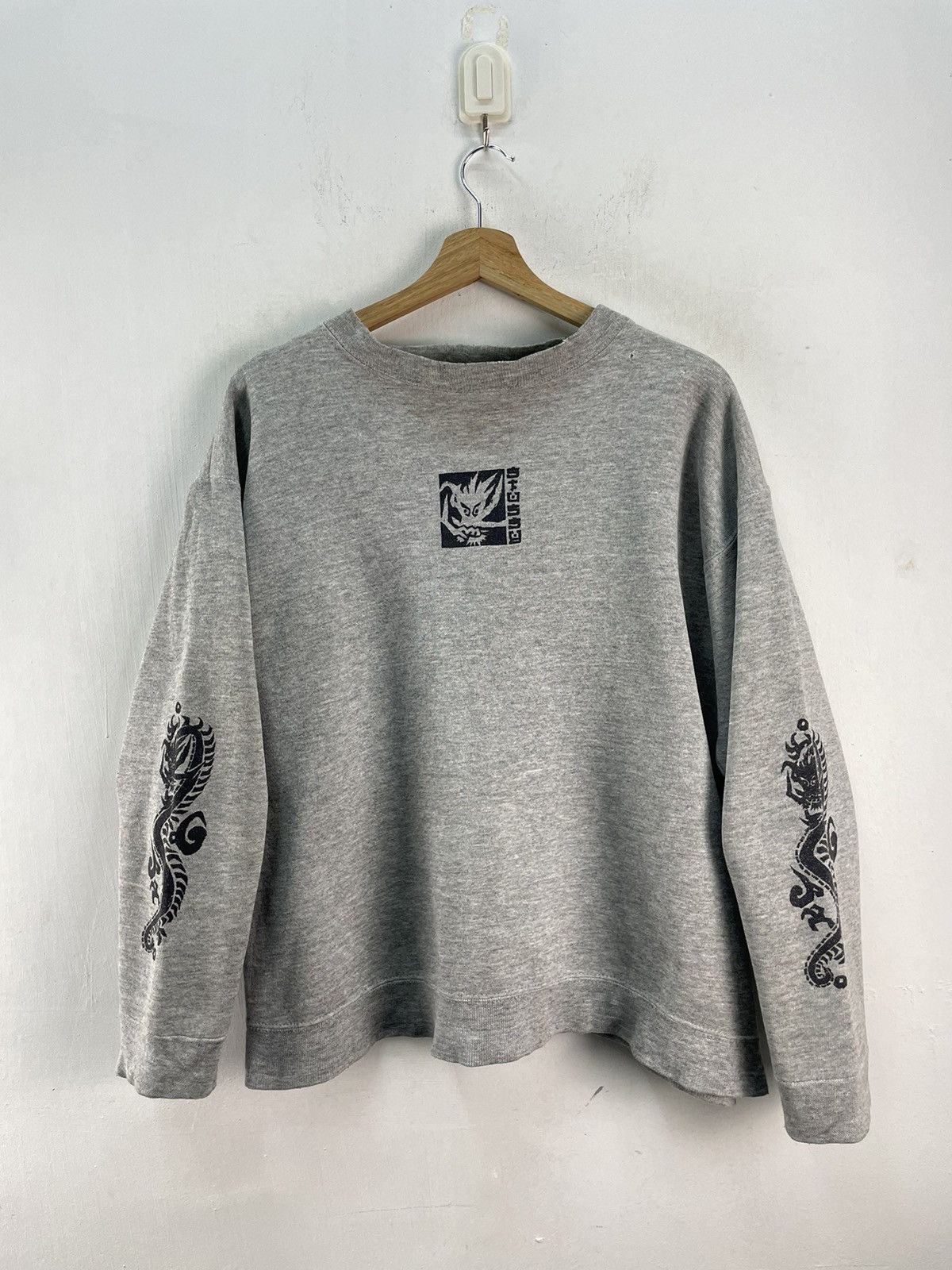 Stussy Vintage 90s Stussy Dragon Boxy Sweatshirt Crewneck Size US M / EU 48-50 / 2 - 4 Thumbnail