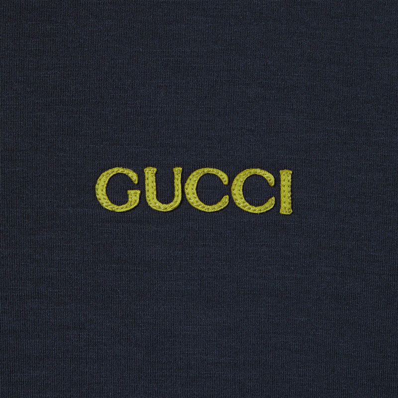 Gucci oc11z0226 Jersey Half-Zip Jacket With Patch in Blue Size US XXL / EU 58 / 5 - 7 Thumbnail