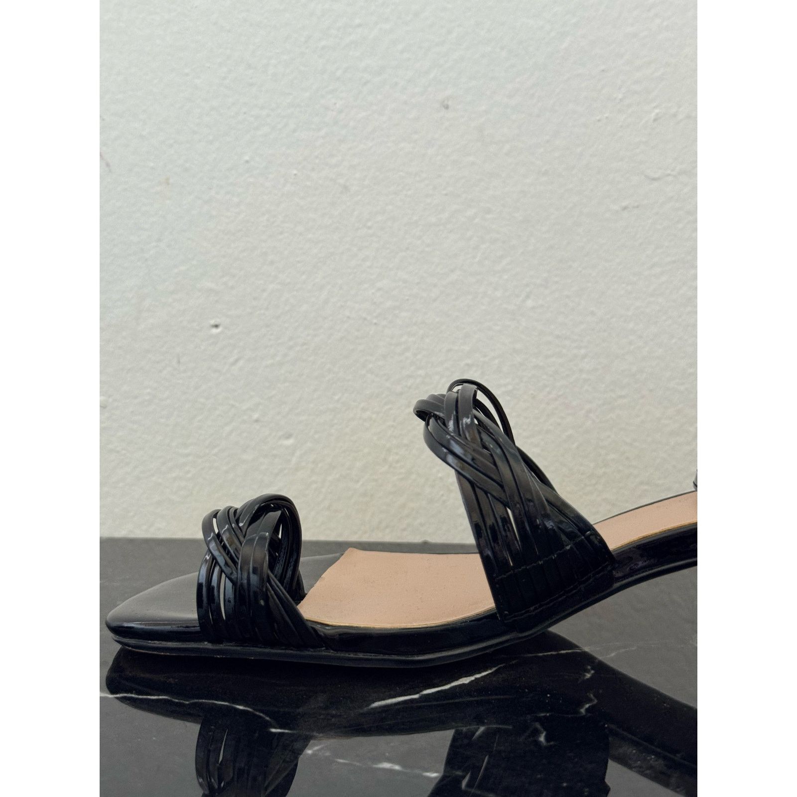 & Other Stories Raye Black Strappy Sandals Size US 7.5 / IT 37.5 - 9 Thumbnail