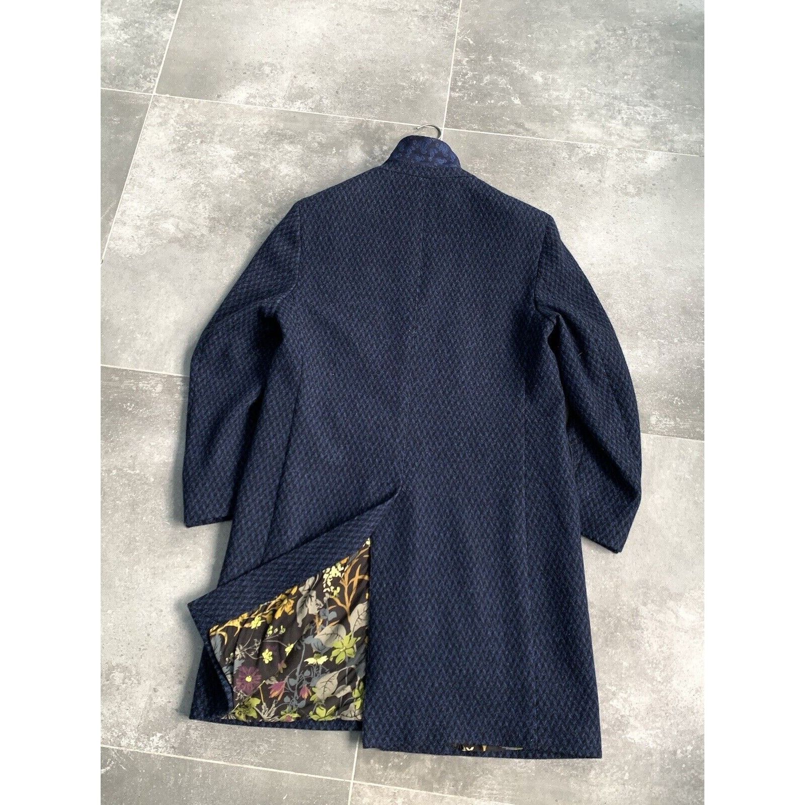 Etro Men's ETRO Long Wool Trench Coat Mac Jacket EU 52 UK 42 L Size US L / EU 52-54 / 3 - 22 Thumbnail