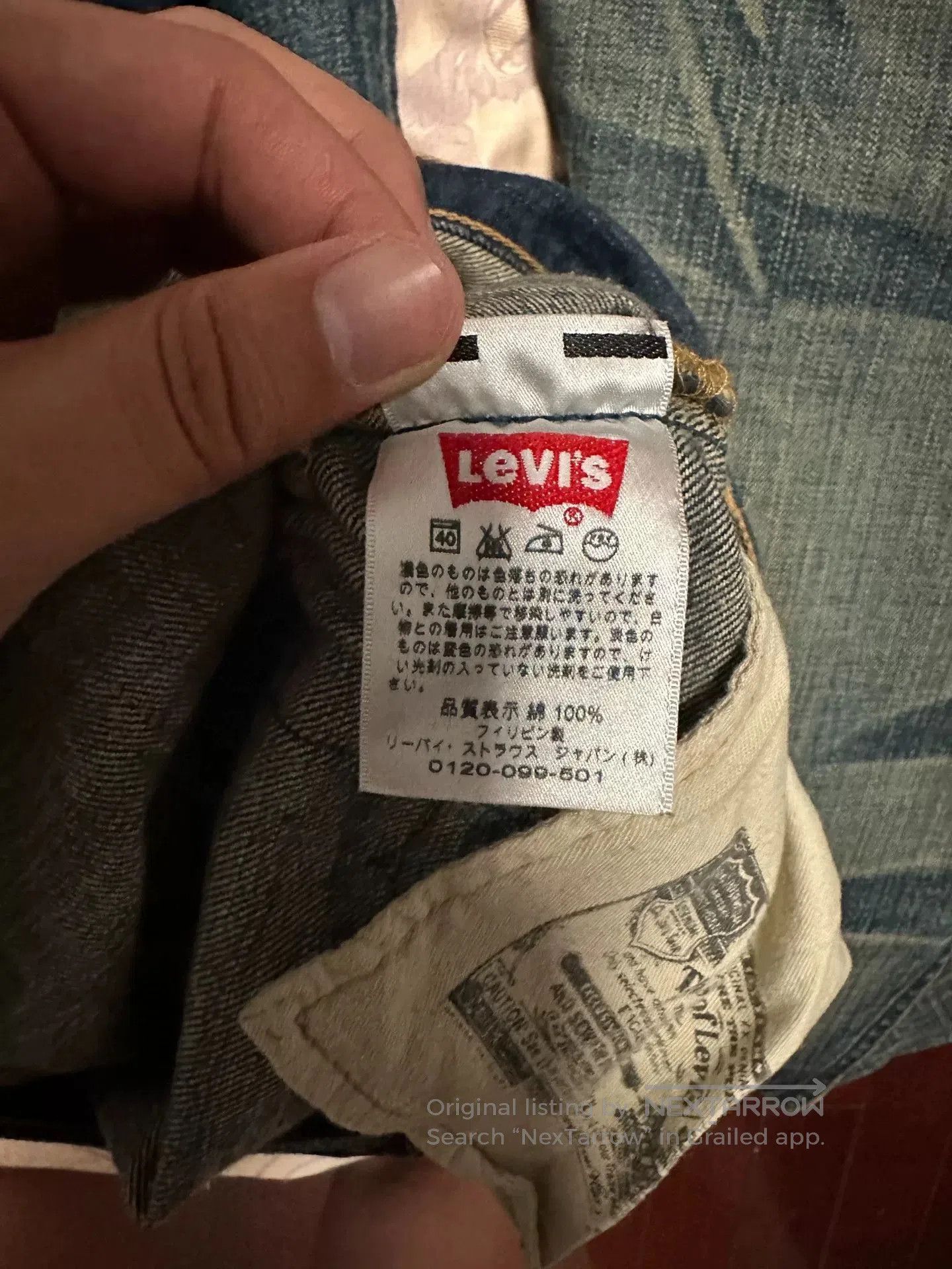 Levi's Vintage Clothing Levi's Vintage Bape WTAPS Jeans. Size US 34 / EU 50 - 3 Thumbnail
