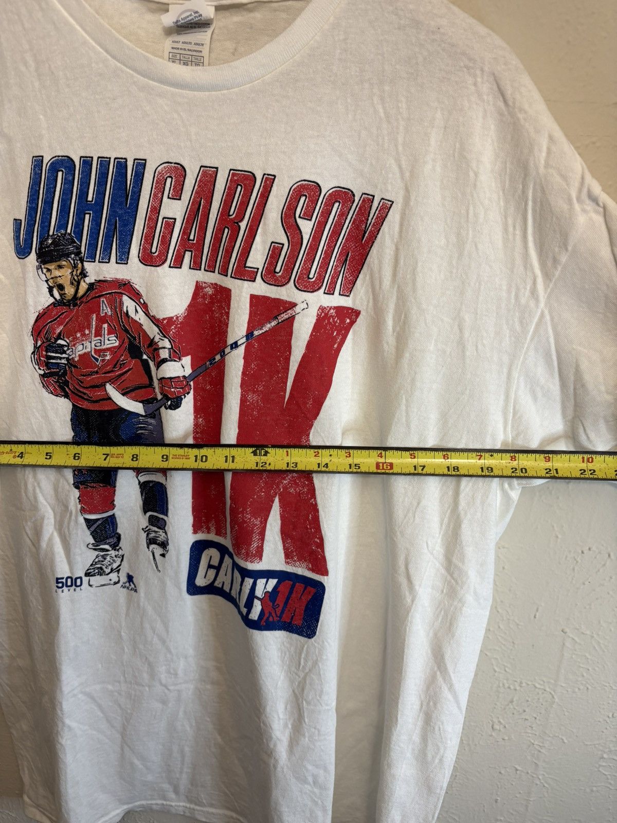 Other VTG John Carlson Washington Capitals white hockey size XL Size US XL / EU 56 / 4 - 5 Thumbnail