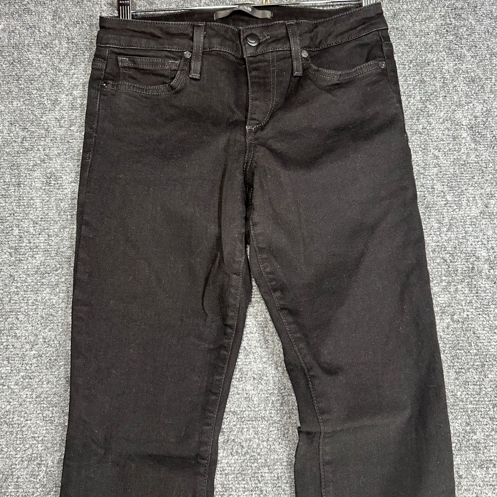 Vintage Joes Jeans The Skinny Jeans Womens 28 Black Cotton Stretch 5-Pocket Logo Size 28" / US 6 / IT 42 - 3 Thumbnail