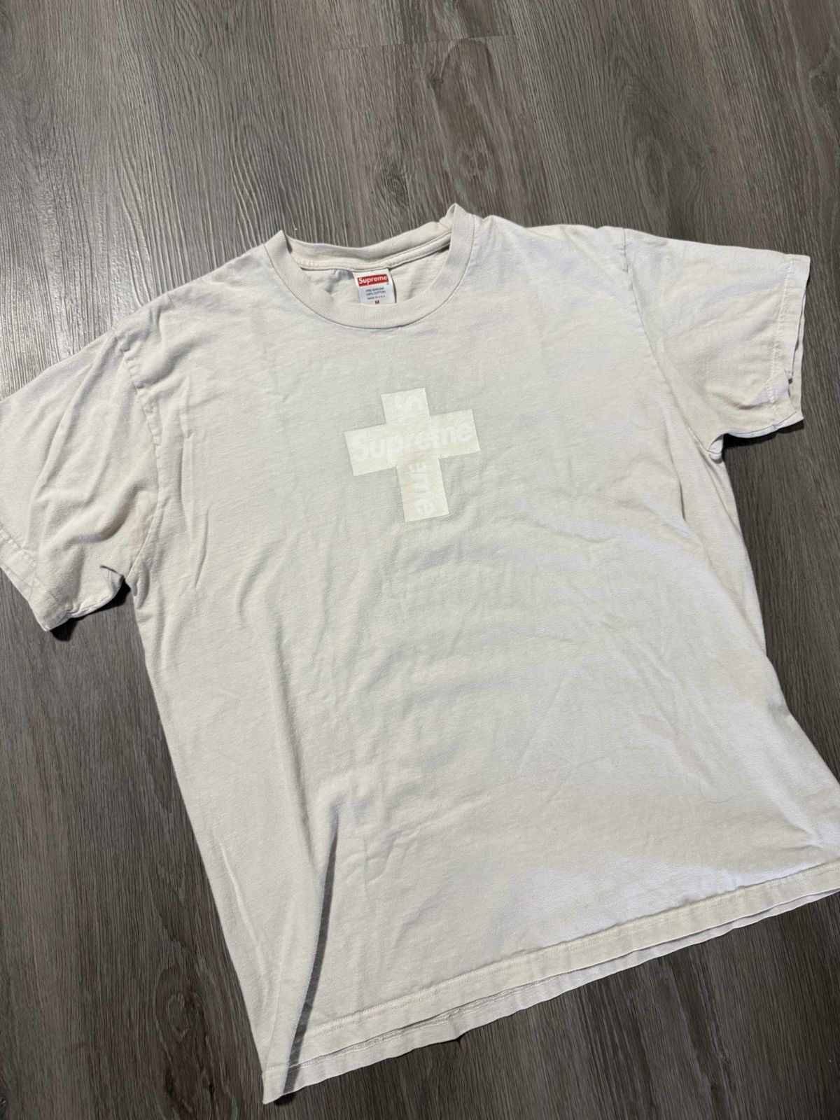 Supreme Cross Box Logo Tee (FW20) - $38