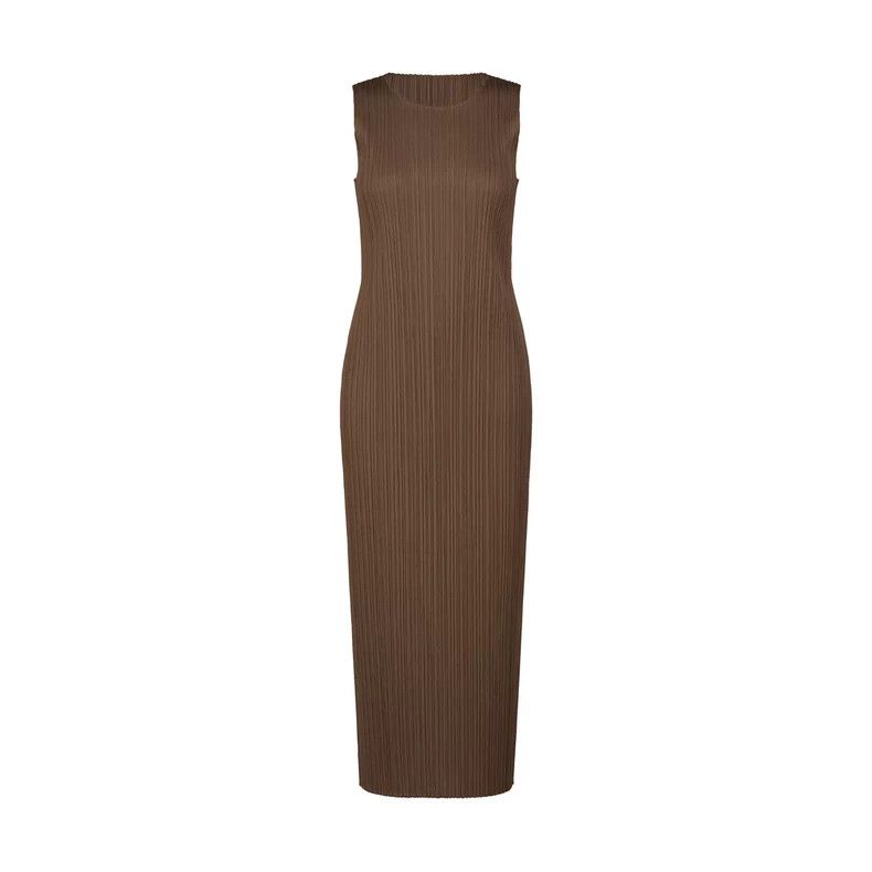 Issey Miyake Issey Miyake size:2 Brown dress Size XS / US 0-2 / IT 36-38 - 1 Thumbnail