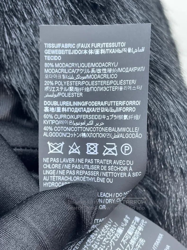 Saint Laurent Paris Saint Laurent Paris Black eco-fur coat Size S / US 4 / IT 40 - 7 Thumbnail