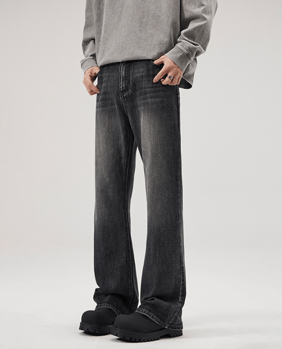 Japanese Brand × Jean American baggy retro scimitar flared distressed jeans Size US 32 / EU 48 - 2 Thumbnail