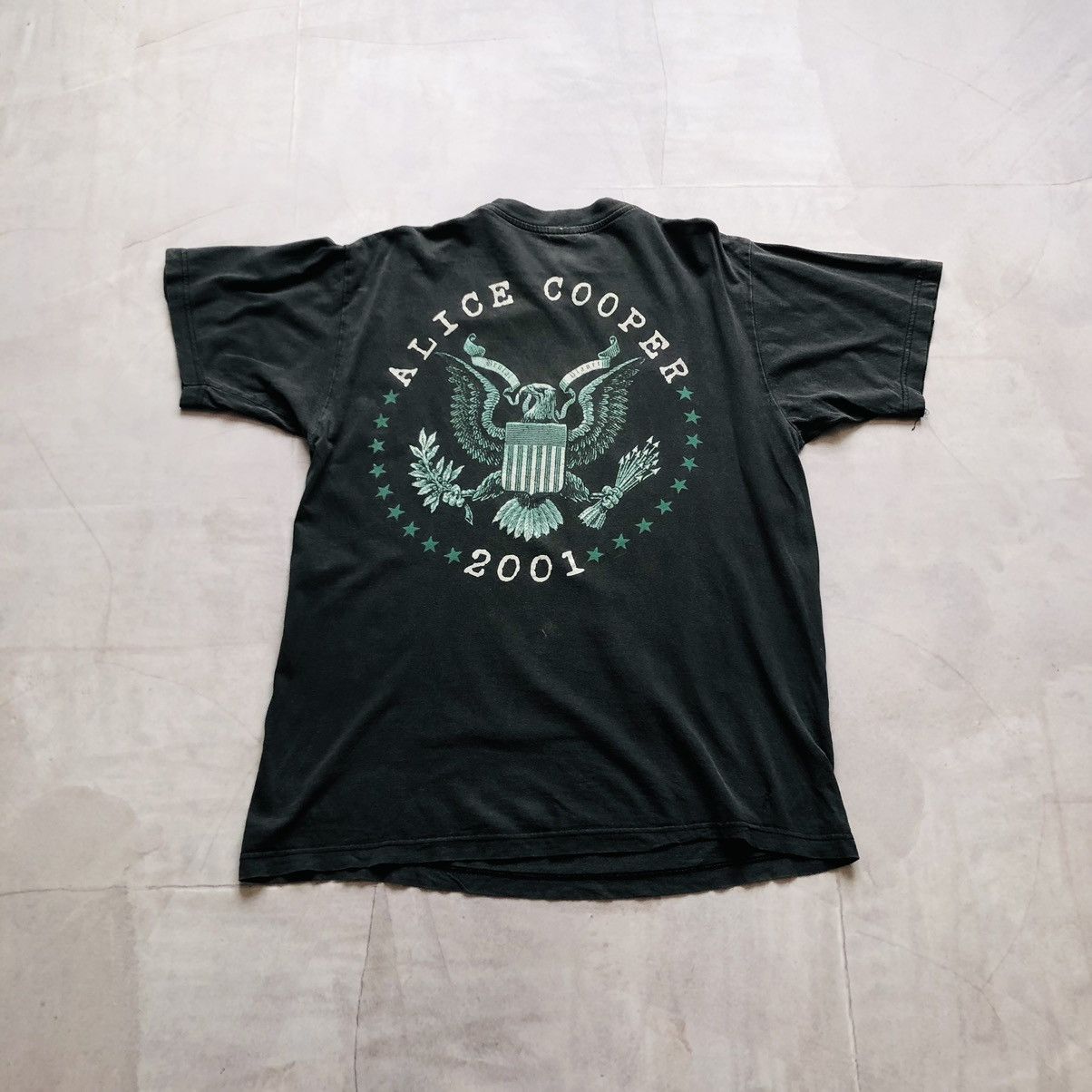 Band Tees × Vintage vintage Alice Cooper Elected band rock metal 80s 90s T-shirt Size US L / EU 52-54 / 3 - 2 Thumbnail