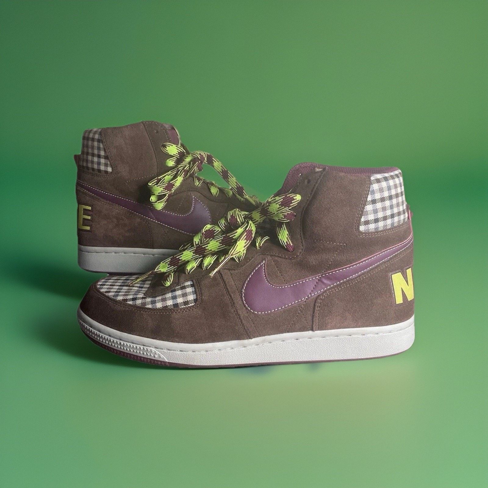 Nike NIKE TERMINATOR BROWN/VOLT MENS SIZE 10 “LIMITED EDITION” Size US 10 / EU 43 - 1 Thumbnail