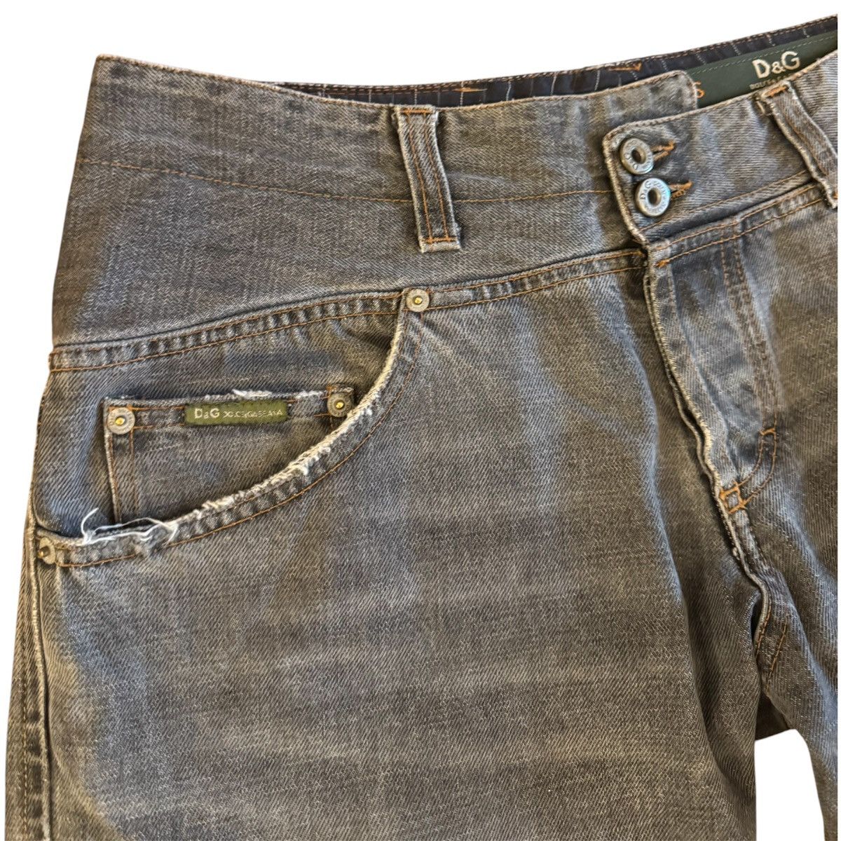 Dolce & Gabbana Dolce & Gabbana asymmetrical cargo denim Size US 32 / EU 48 - 4 Thumbnail