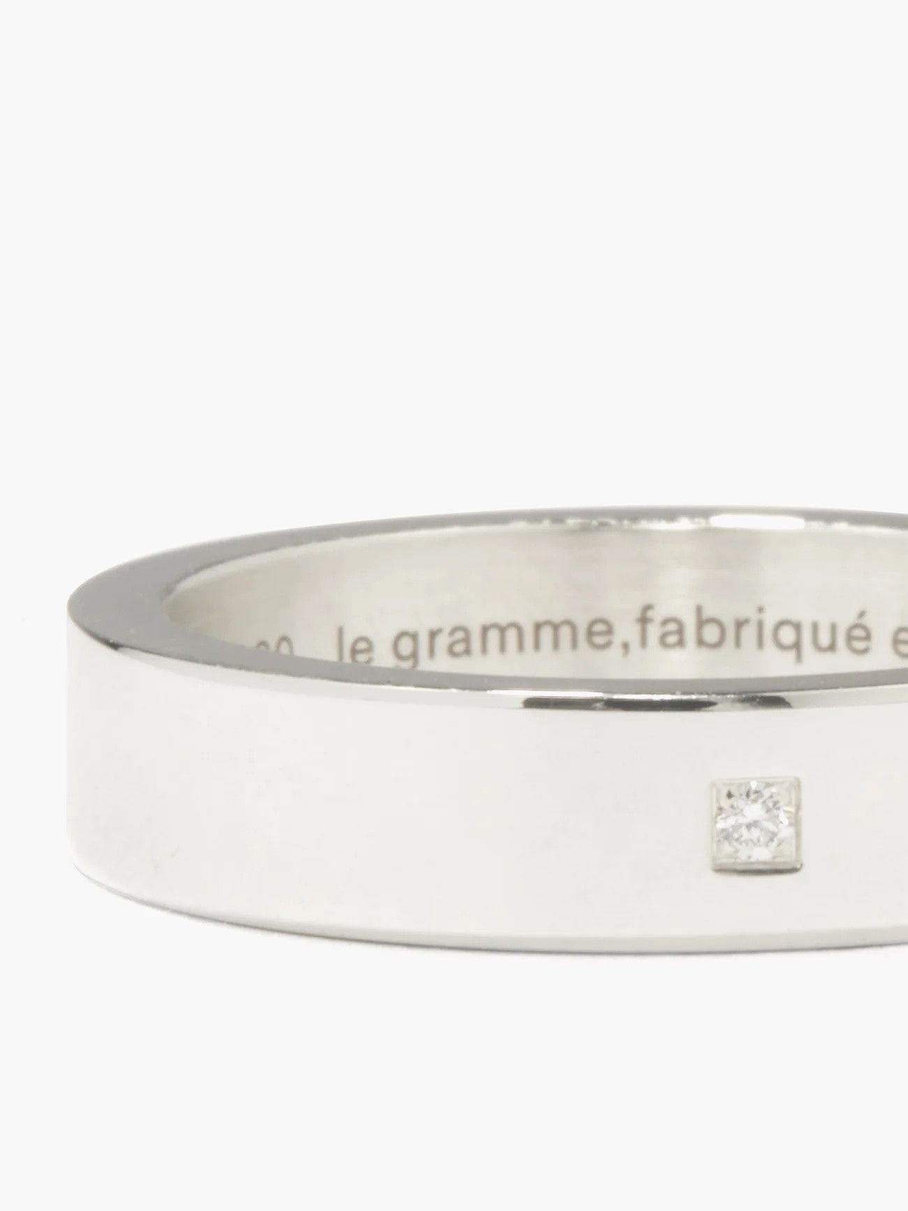 Le Gramme 925 sterling silver slick polished ribbon ring la 7g Size ONE SIZE - 1 Thumbnail