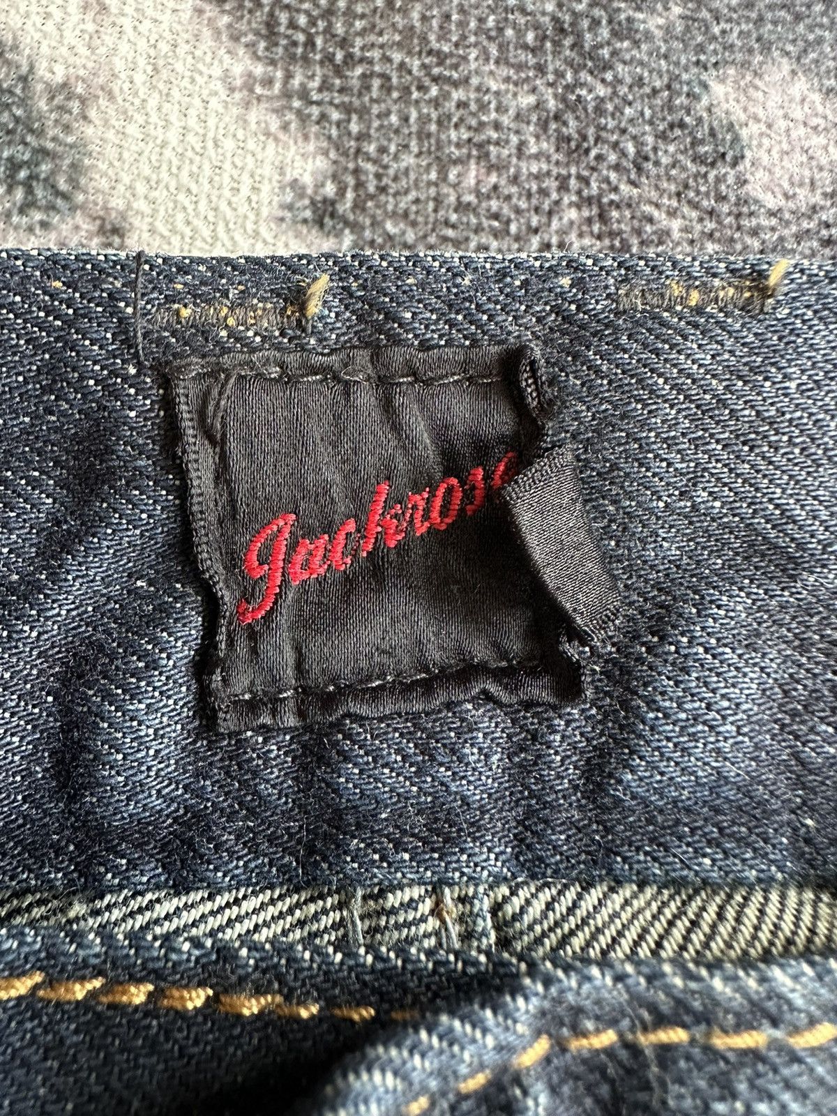 JACKROSE 00's Jackrose j-rock tribe couture boro denim jeans Size US 31 - 12 Thumbnail