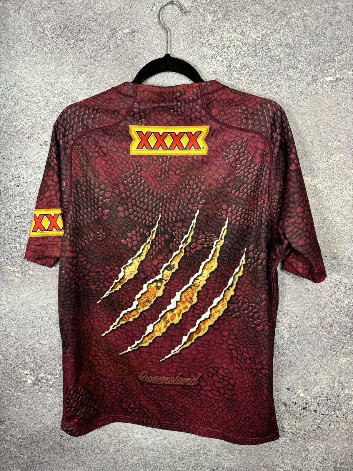 Canterbury of New Zealand QLD Maroons State of Origin 2009 NRL Canterbury Jersey Size US L / EU 52-54 / 3 - 15 Thumbnail