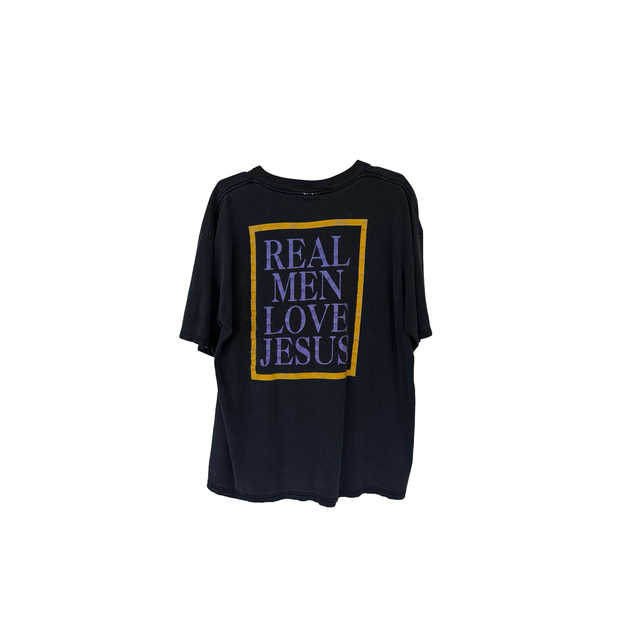 Vintage Promise Keeper Real Men Love Jesus Tee Size US XL / EU 56 / 4 - 11 Thumbnail