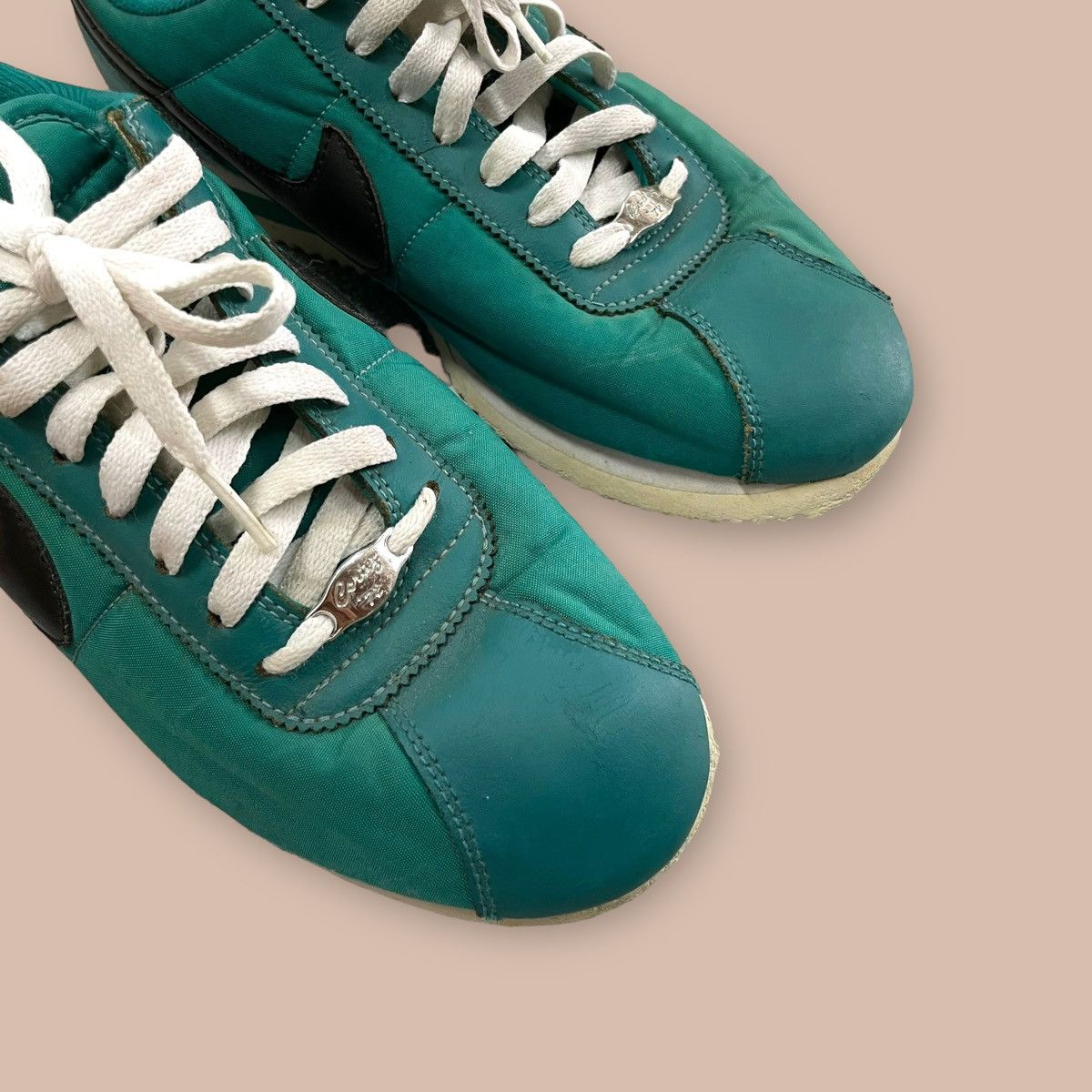 Nike Nike Classic Cortez Green Nylon Size US 8.5 / EU 41-42 - 12 Thumbnail