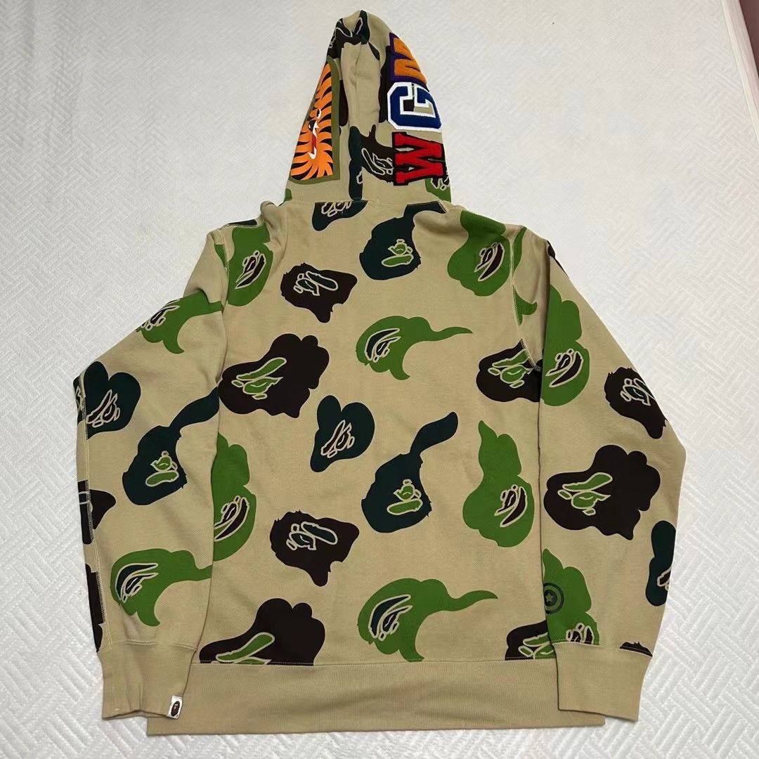 Bape COLOR CAMO SHARK FULL ZIP HOODIE Size US XXL / EU 58 / 5 - 9 Thumbnail
