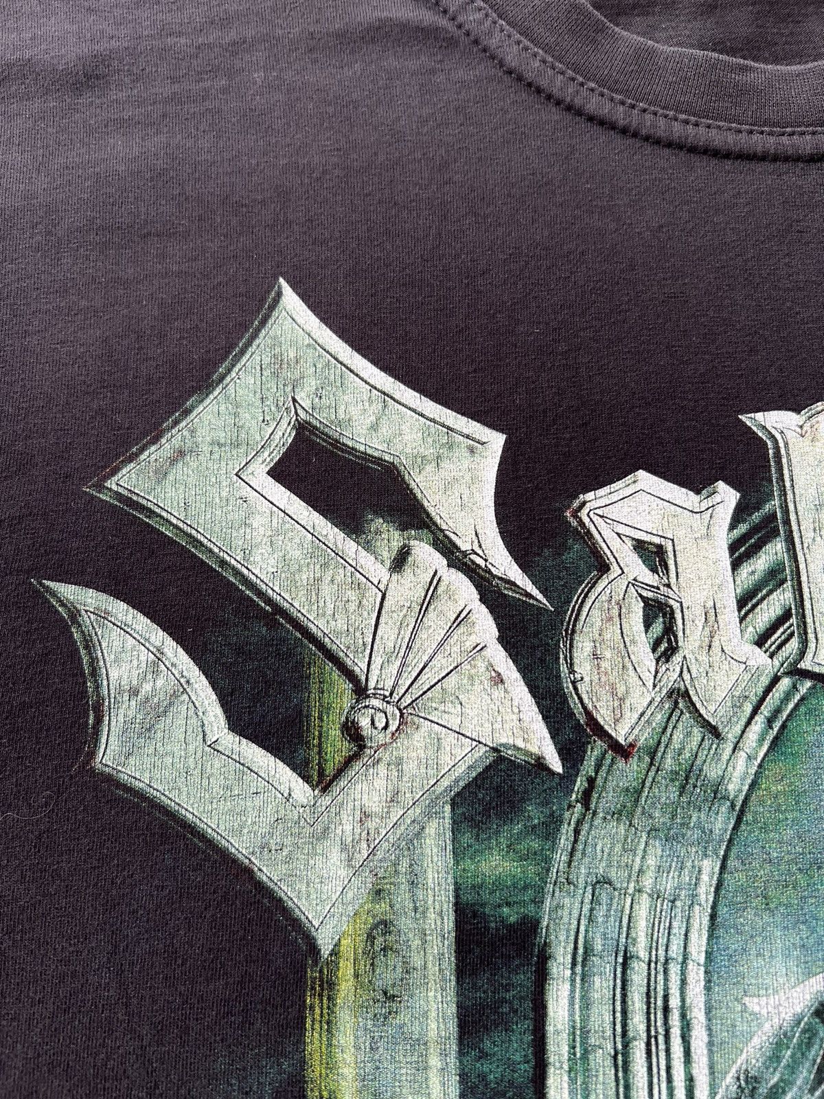 Band Tees Vintage 2010s Sabaton Heroes Metal Band Black T-shirt Size US L / EU 52-54 / 3 - 6 Thumbnail