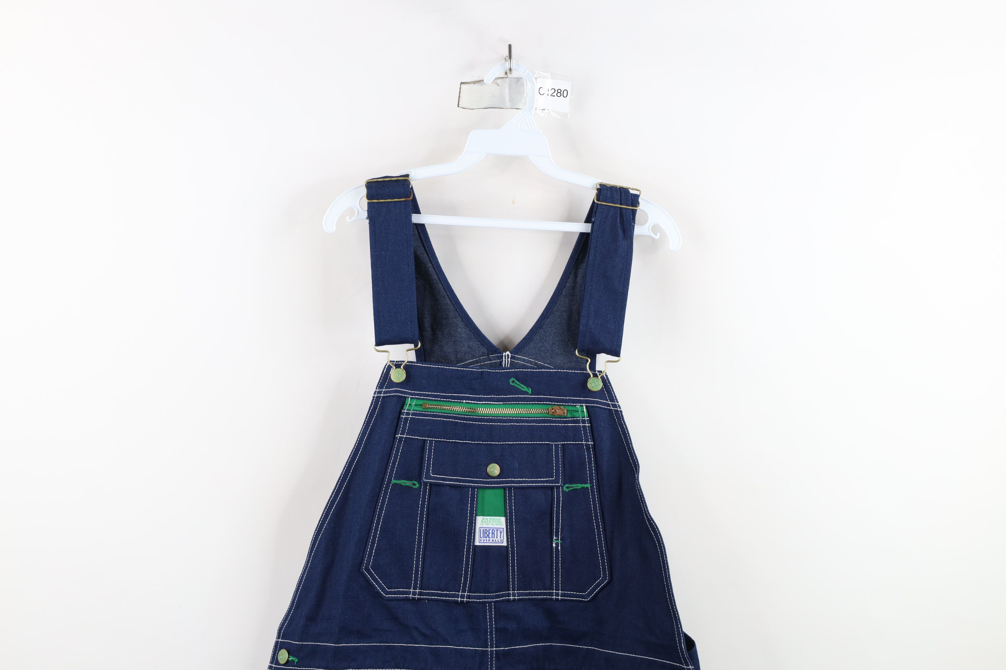 Vintage Vintage 90s Streetwear Faded Wide Leg Denim Jean Overalls Size US 40 / EU 56 - 2 Thumbnail