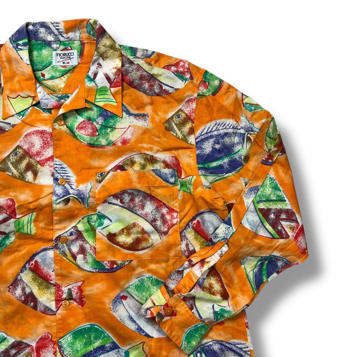 Fiorucci fiorucci loop collar hawaiian style issey miyake yohji Size US M / EU 48-50 / 2 - 4 Thumbnail