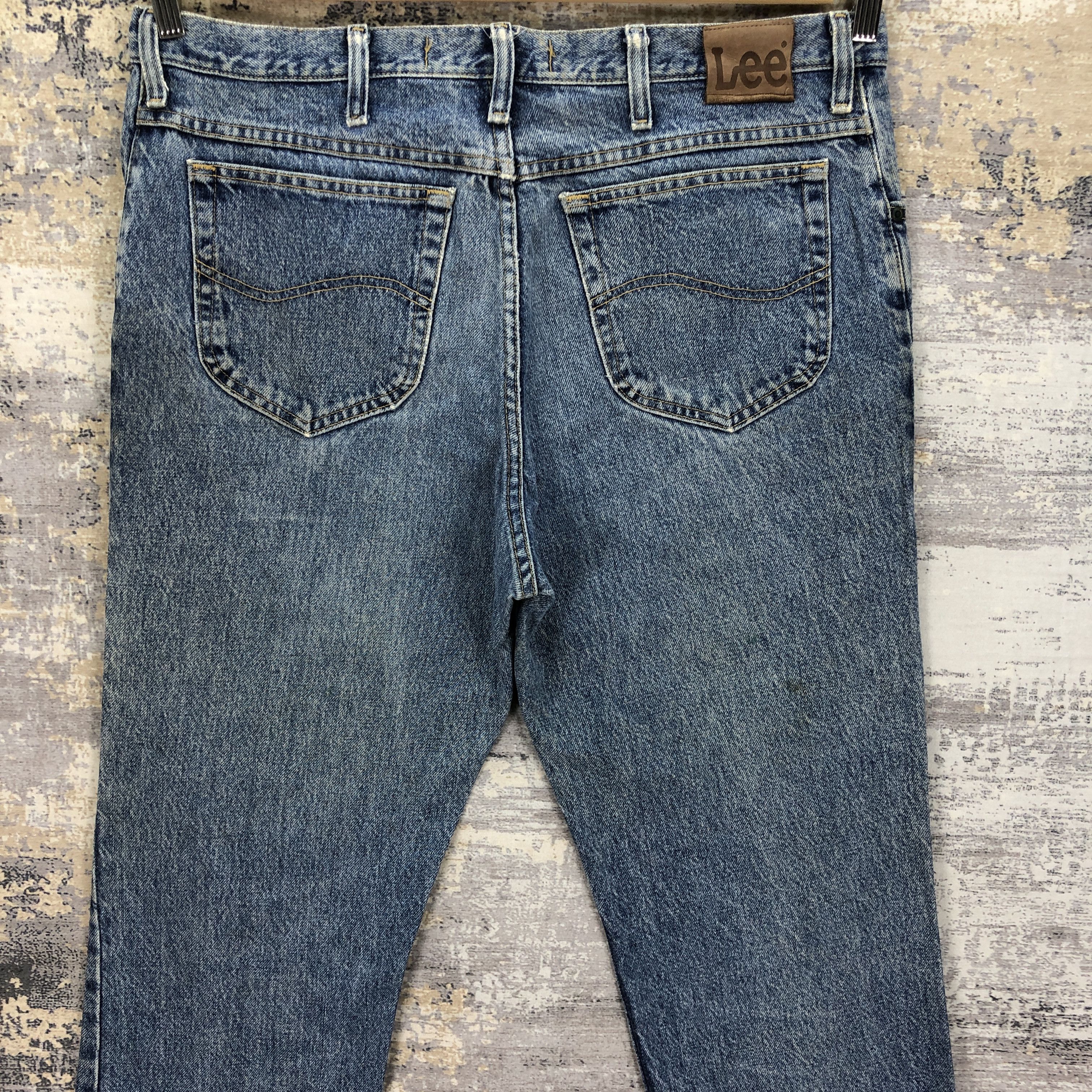 Lee Vintage Dirty Lee Stonewash Jeans Rusty Lee Cowboys Denim Size US 36 / EU 52 - 4 Thumbnail