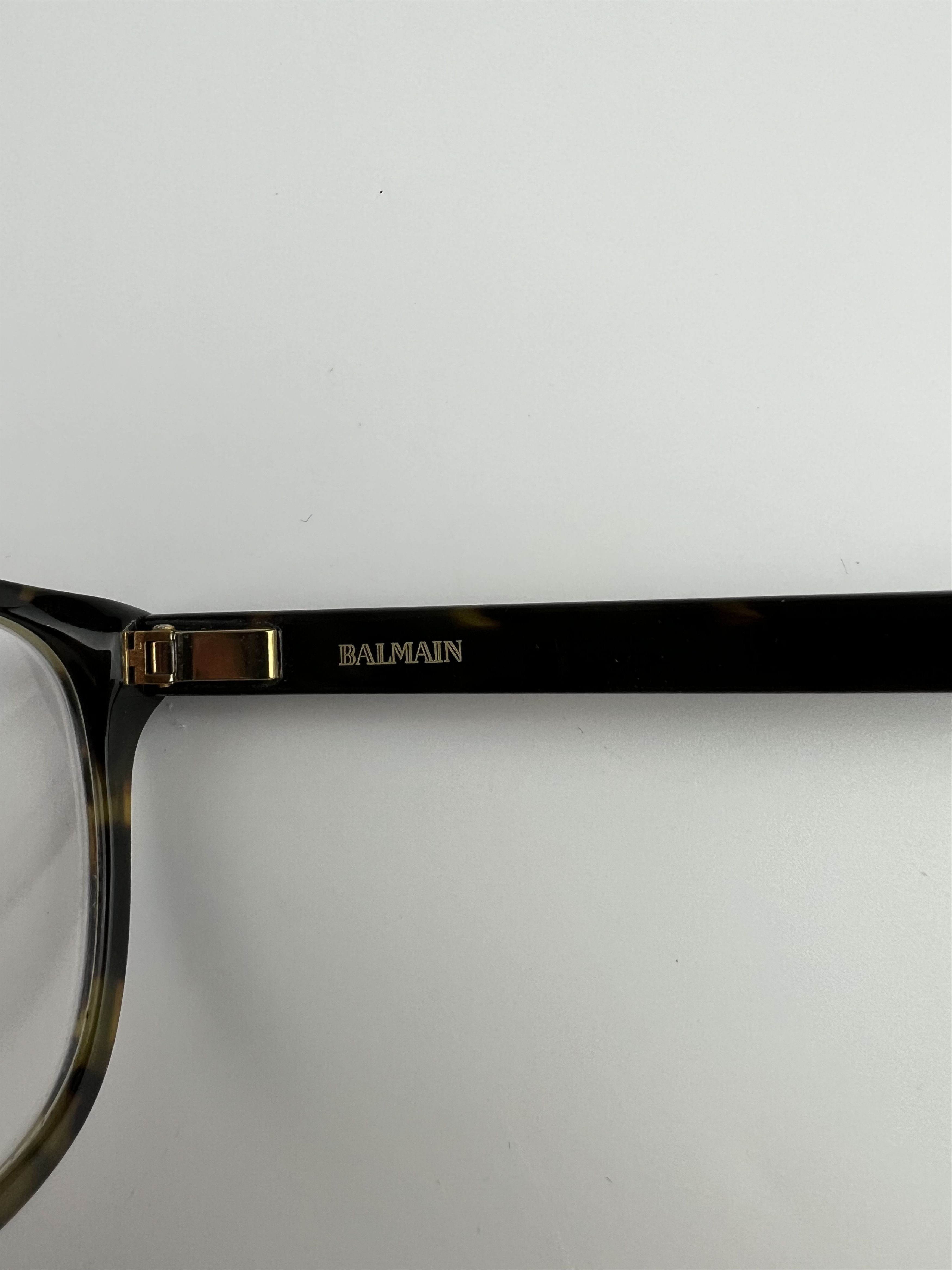 Balmain Vintage Balmain Glasses Frame 55-16-140 Tortoise BL1524S Size ONE SIZE - 15 Thumbnail