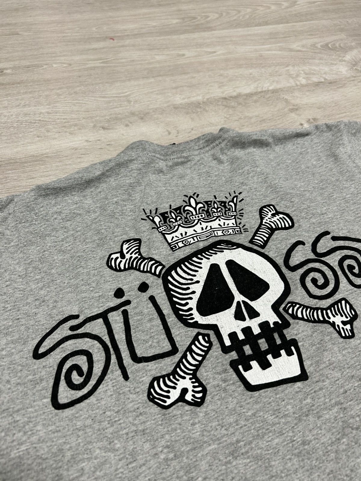 Stussy Vintage Stussy big logo skull T-shirt size S Size US S / EU 44-46 / 1 - 3 Thumbnail