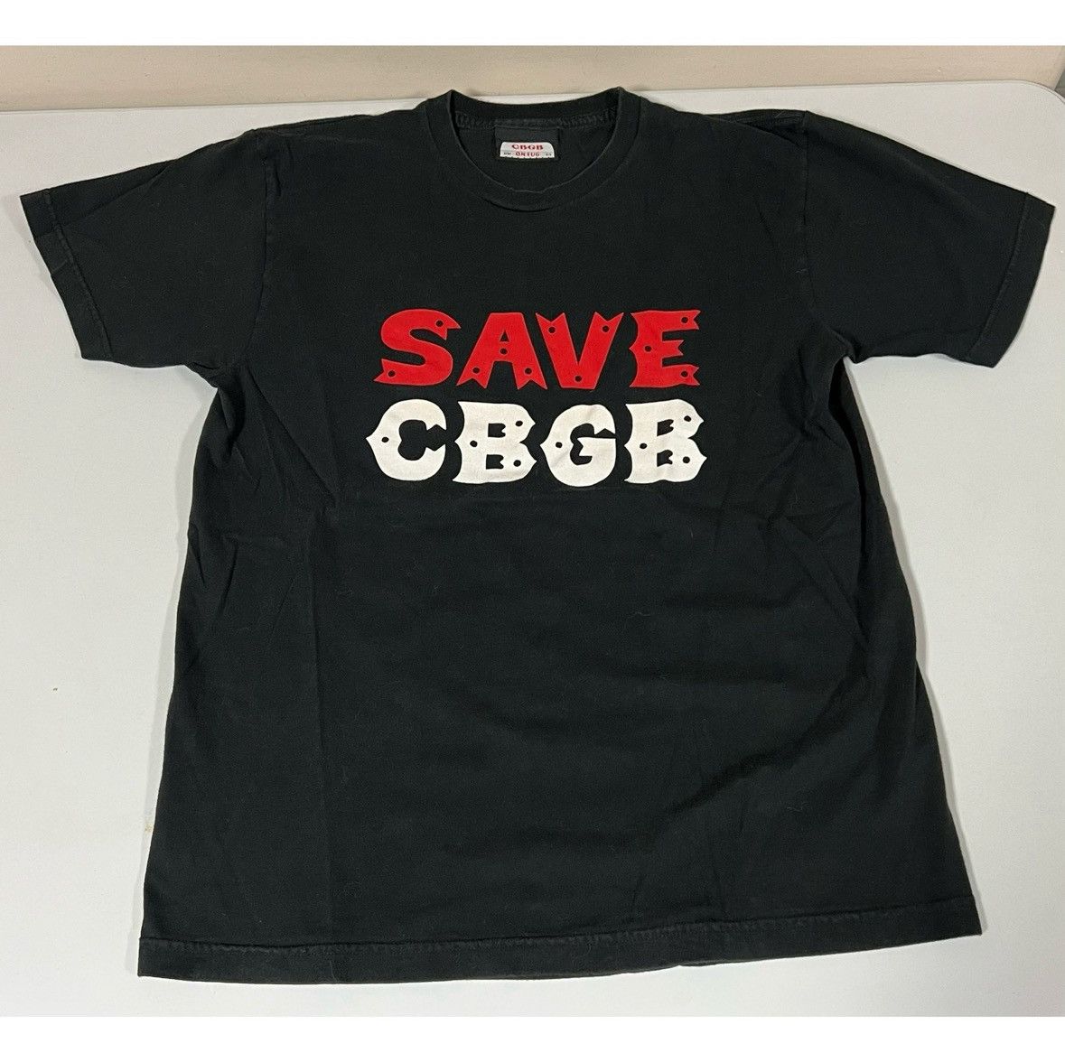 Band Tees Black Red ‘Save CBGB’ Short Sleeve T-Shirt Top Tee Size L ⛓️ Size US L / EU 52-54 / 3 - 1 Thumbnail