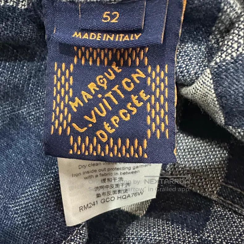 Louis Vuitton Louis Vuitton Fei Dong Checkerboard Denim Jacket Size US L / EU 52-54 / 3 - 4 Thumbnail