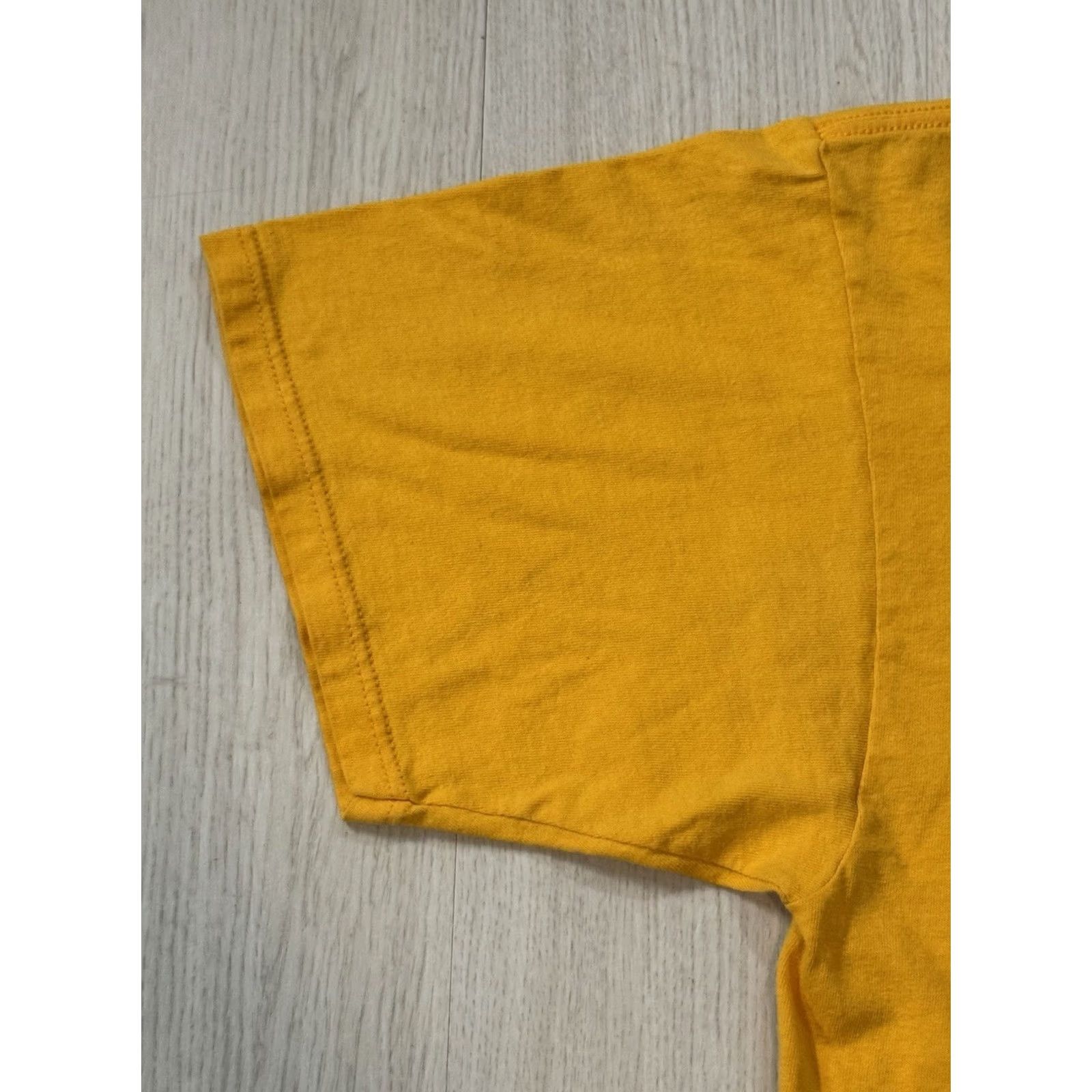 Tultex VINTAGE Earth First! Arm & Hammer Shirt XL Mike Foreman Ecotage ELF Greenpeace T-Shirt Crew Neck Short Sleeve Cotton Yellow 1990s Men Size US XL / EU 56 / 4 - 6 Thumbnail