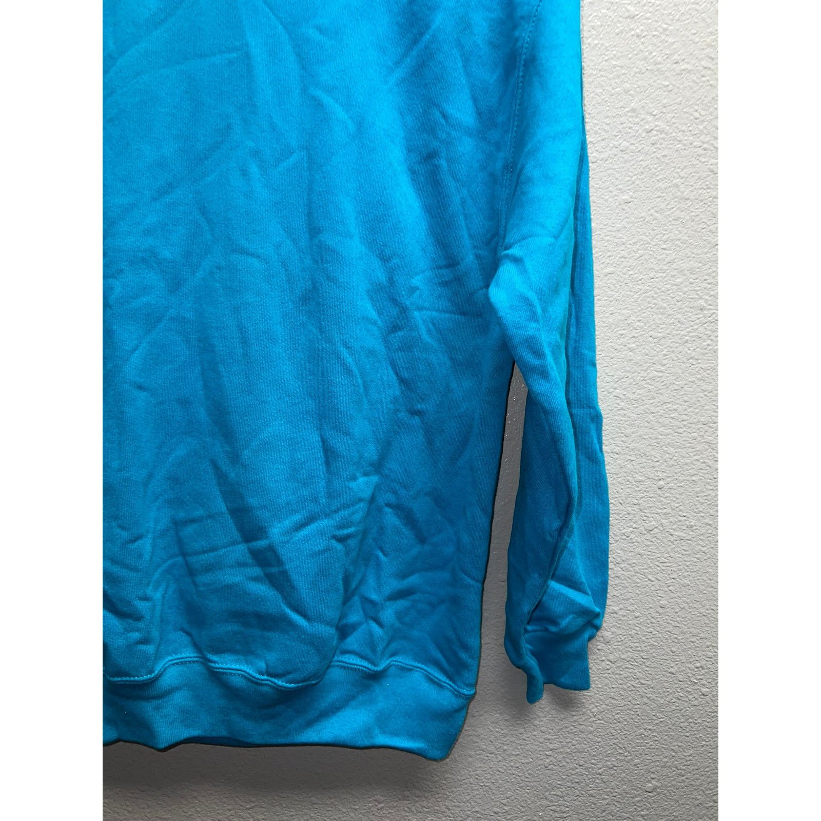 Jerzees Vintage Blue Blank Sweatshirt Jerzees Crewneck VTG 90s M Size US M / EU 48-50 / 2 - 5 Thumbnail