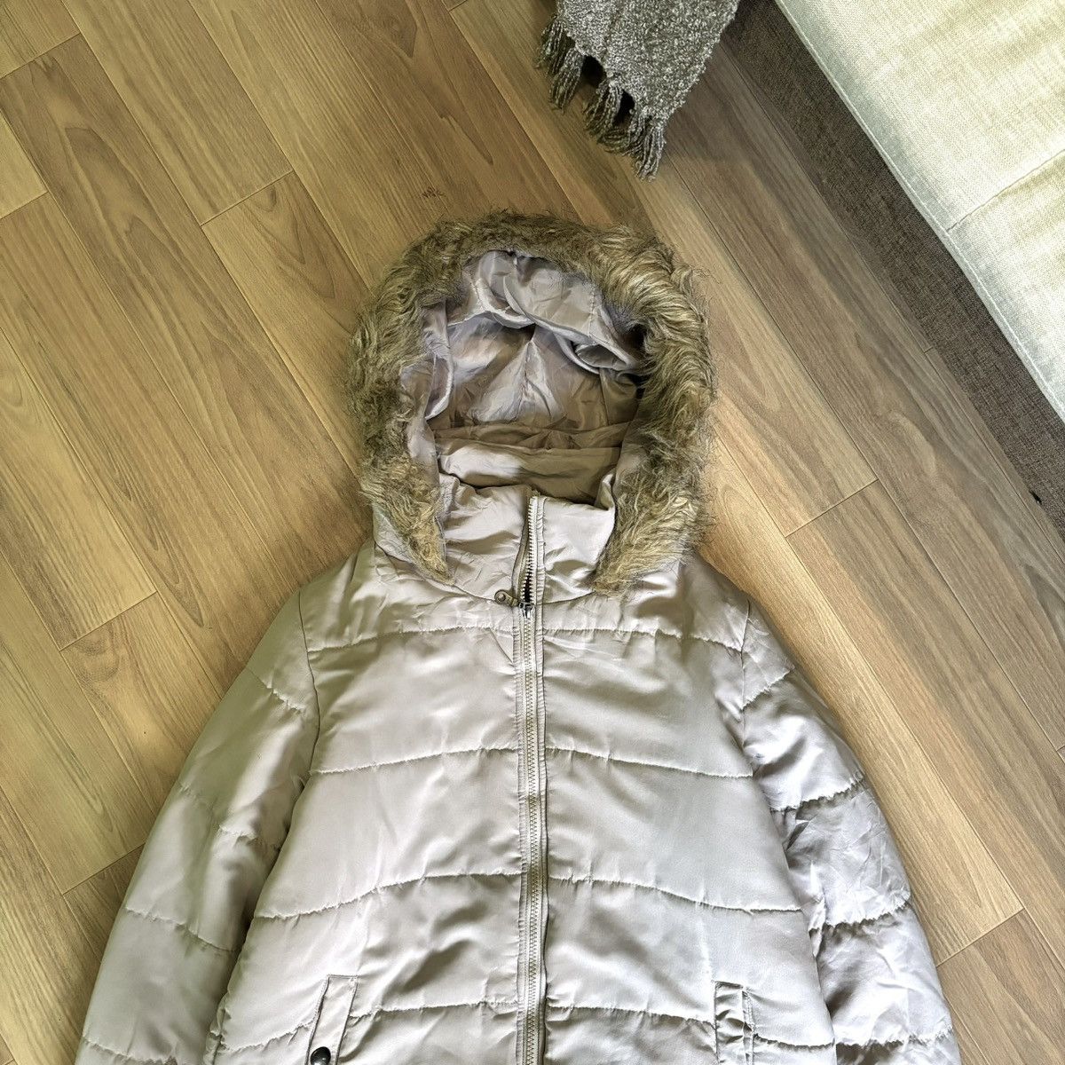 14th Addiction × If Six Was Nine × Le Grande Bleu (L.G.B.) Blue strive Fur jacket puffer IfSixWasNine LGB Style Size US M / EU 48-50 / 2 - 5 Thumbnail
