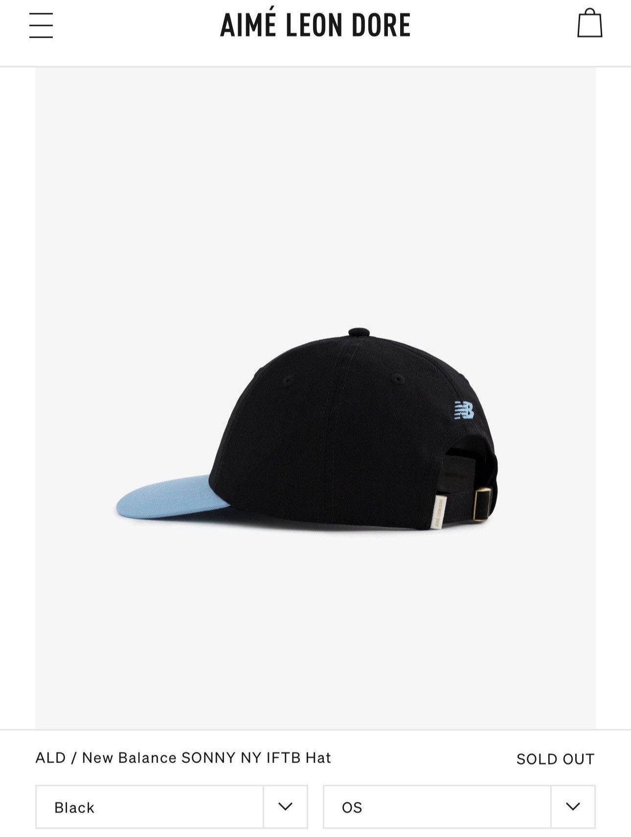 Aime Leon Dore × New Balance NEW ALD x New Balance Hat Size ONE SIZE - 8 Thumbnail