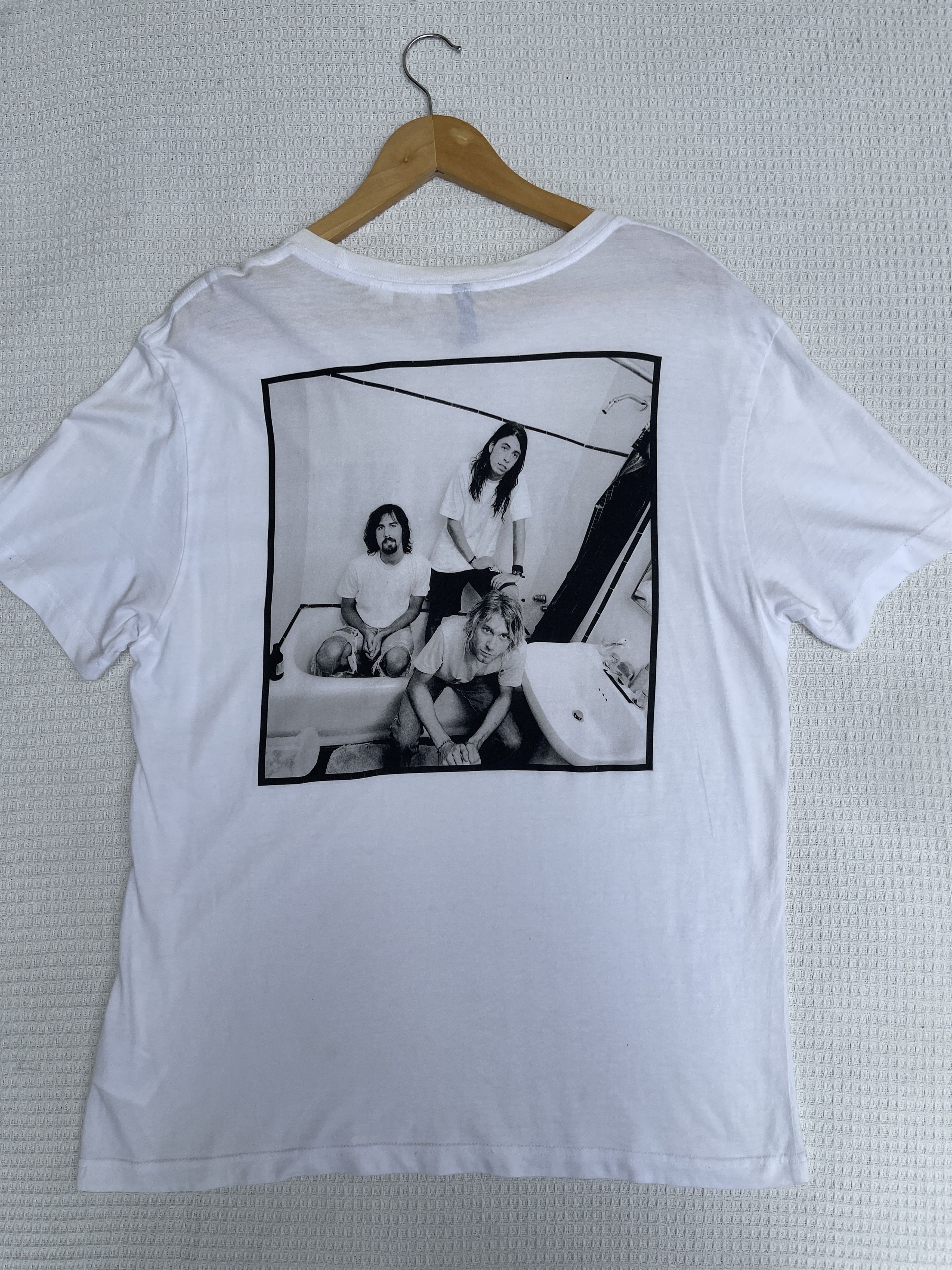 Band Tees × Nirvana × Vintage Last Drop🔥Rare🔥Vintage Nirvana Band T-Shirt Size US M / EU 48-50 / 2 - 12 Thumbnail