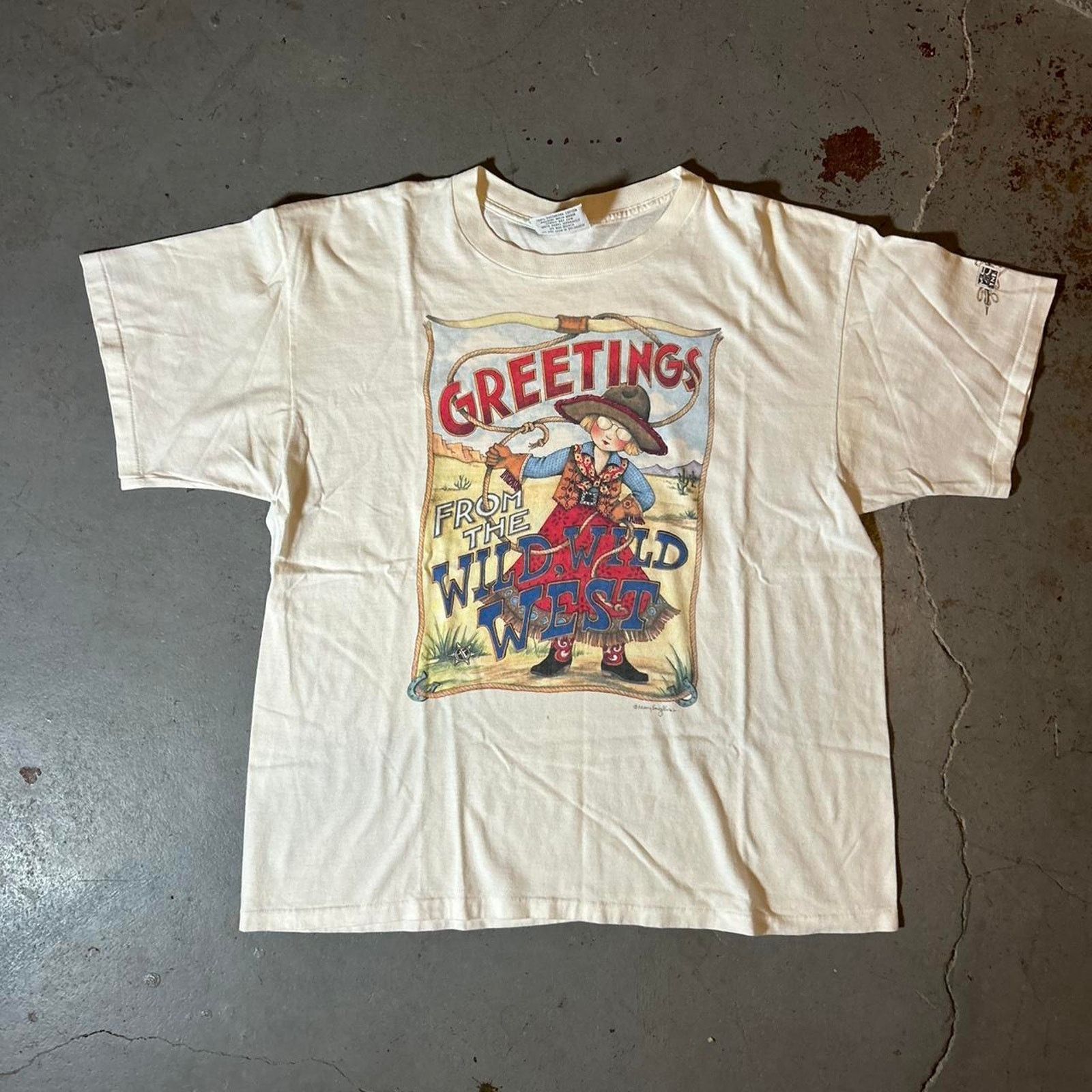Fruit Of The Loom 90s white greetings from the Size US XL / EU 56 / 4 - 1 Thumbnail