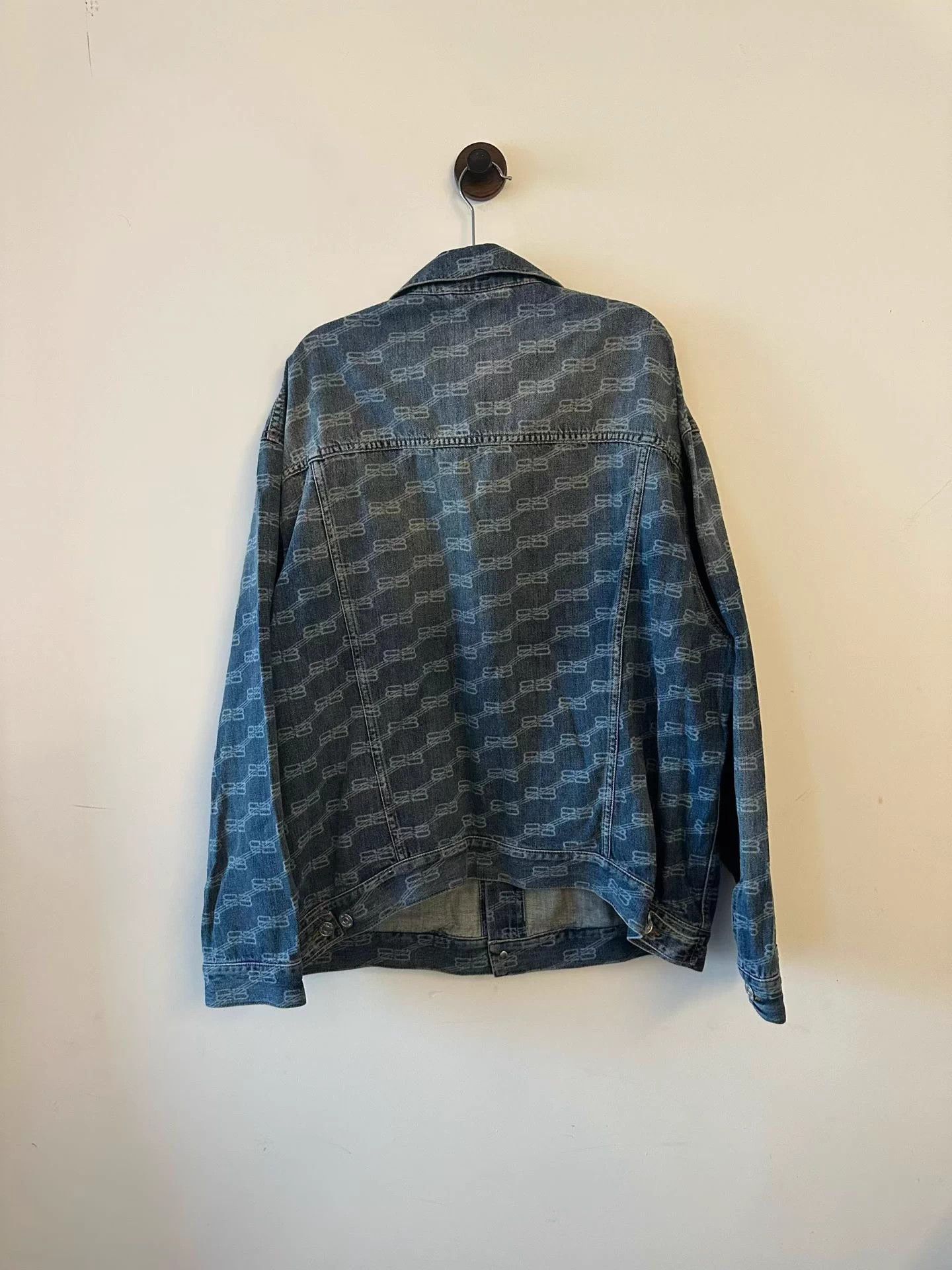 Balenciaga Balenciaga allover print denim jacket size S new with tags Size US S / EU 44-46 / 1 - 2 Thumbnail